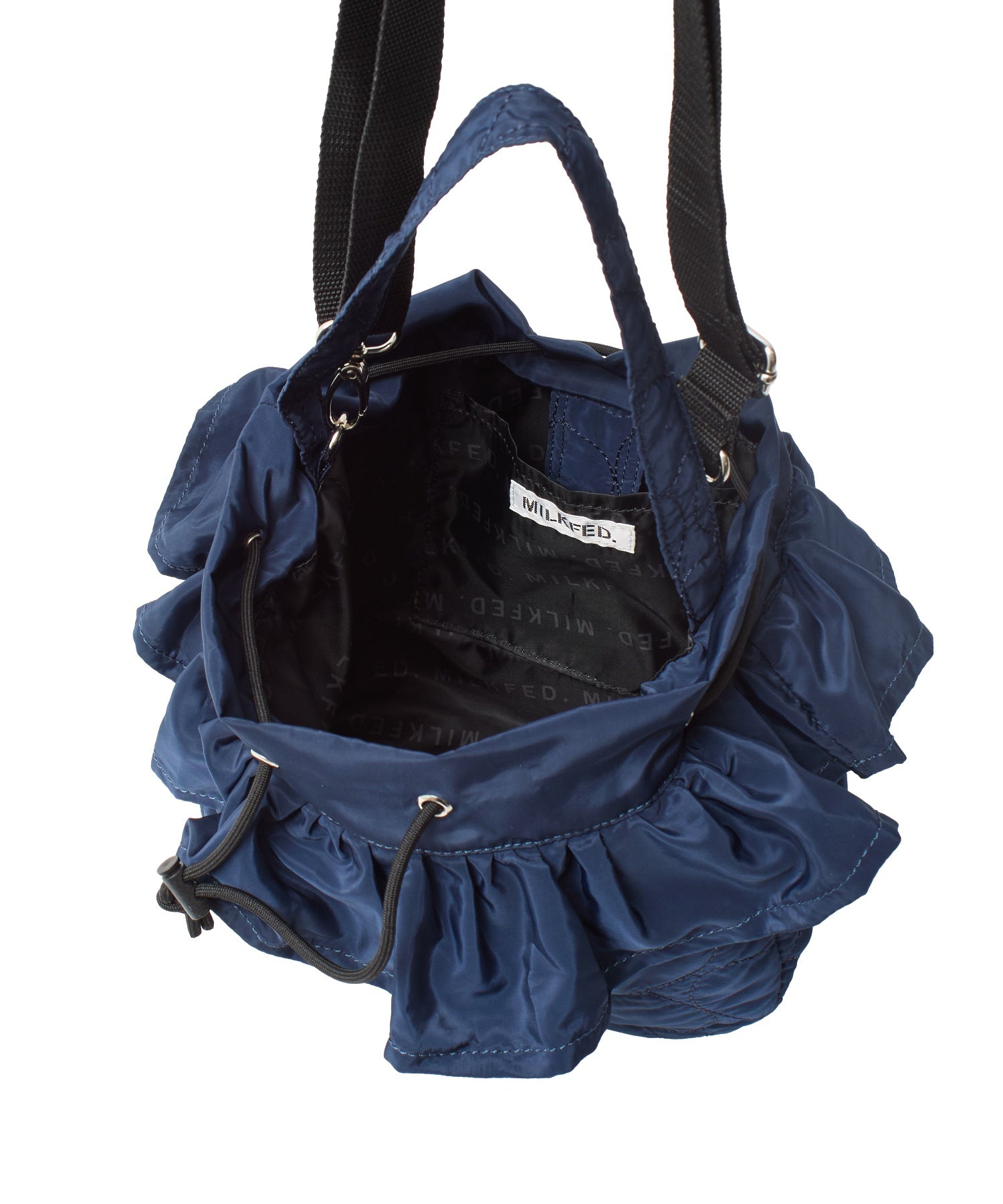 HEART QUILTED DRAWSTRING BAG
