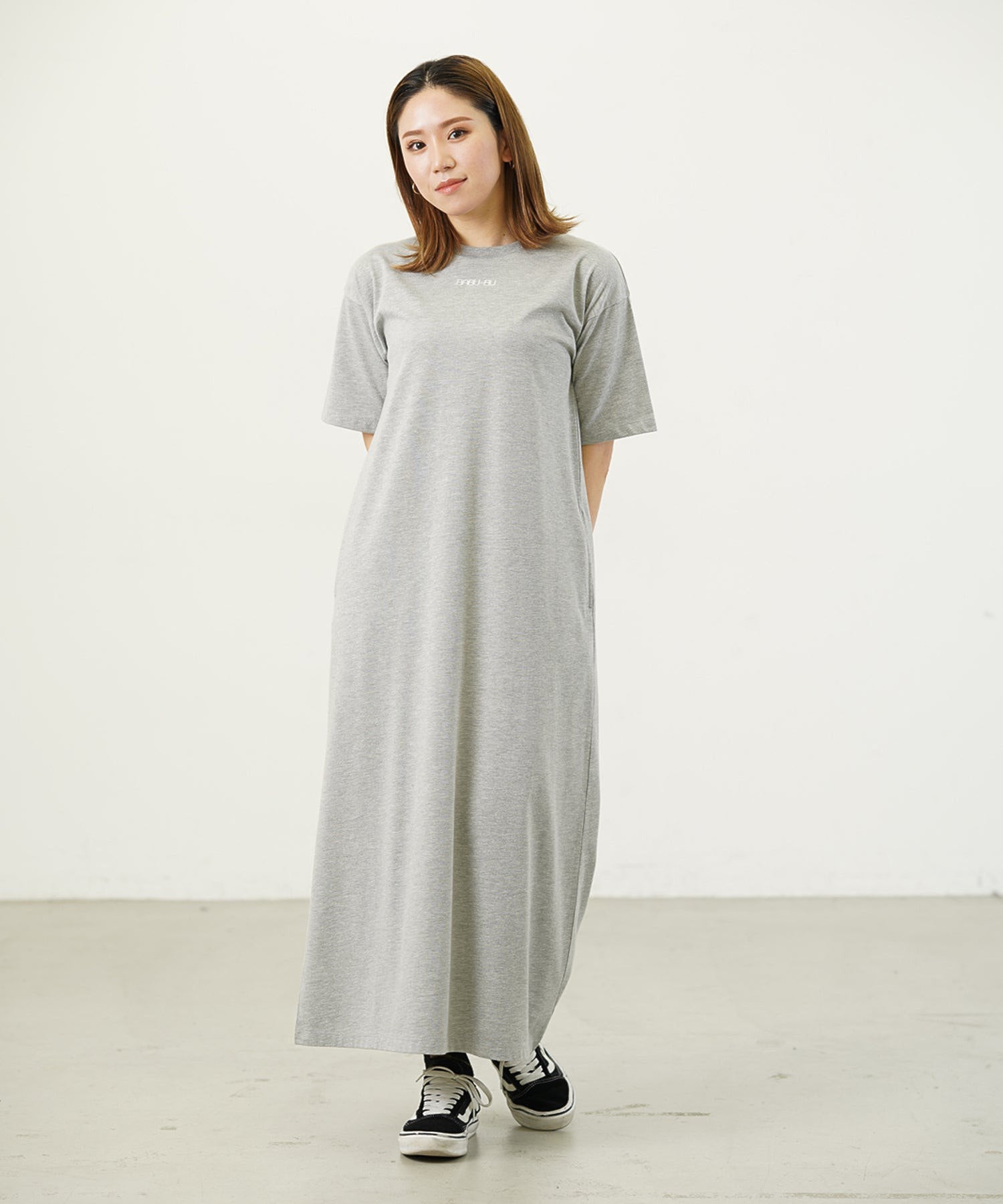 ALINE CUT SAW TEE ONEPIECE BABU-BU