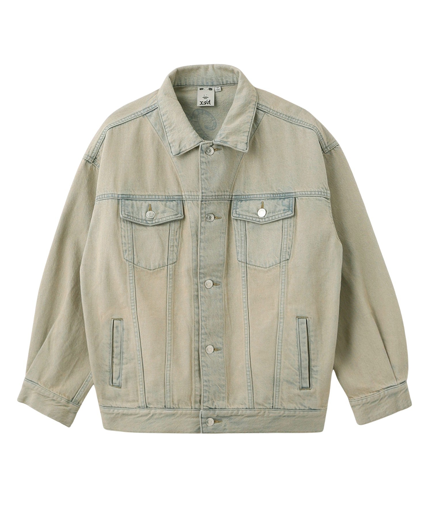 CURSIVE LOGO DENIM JACKET