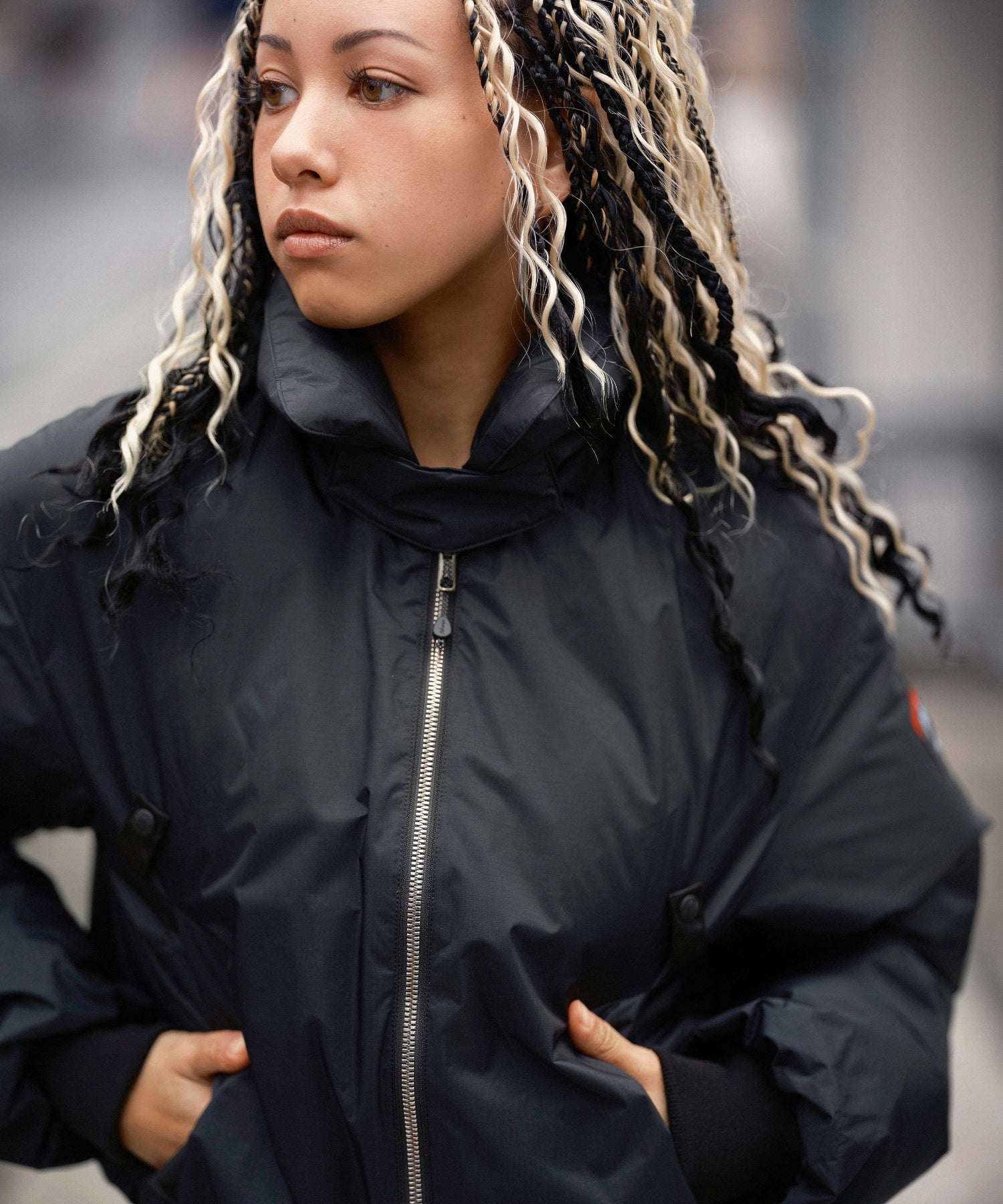 X-girl x NANGA PUFFER JACKET