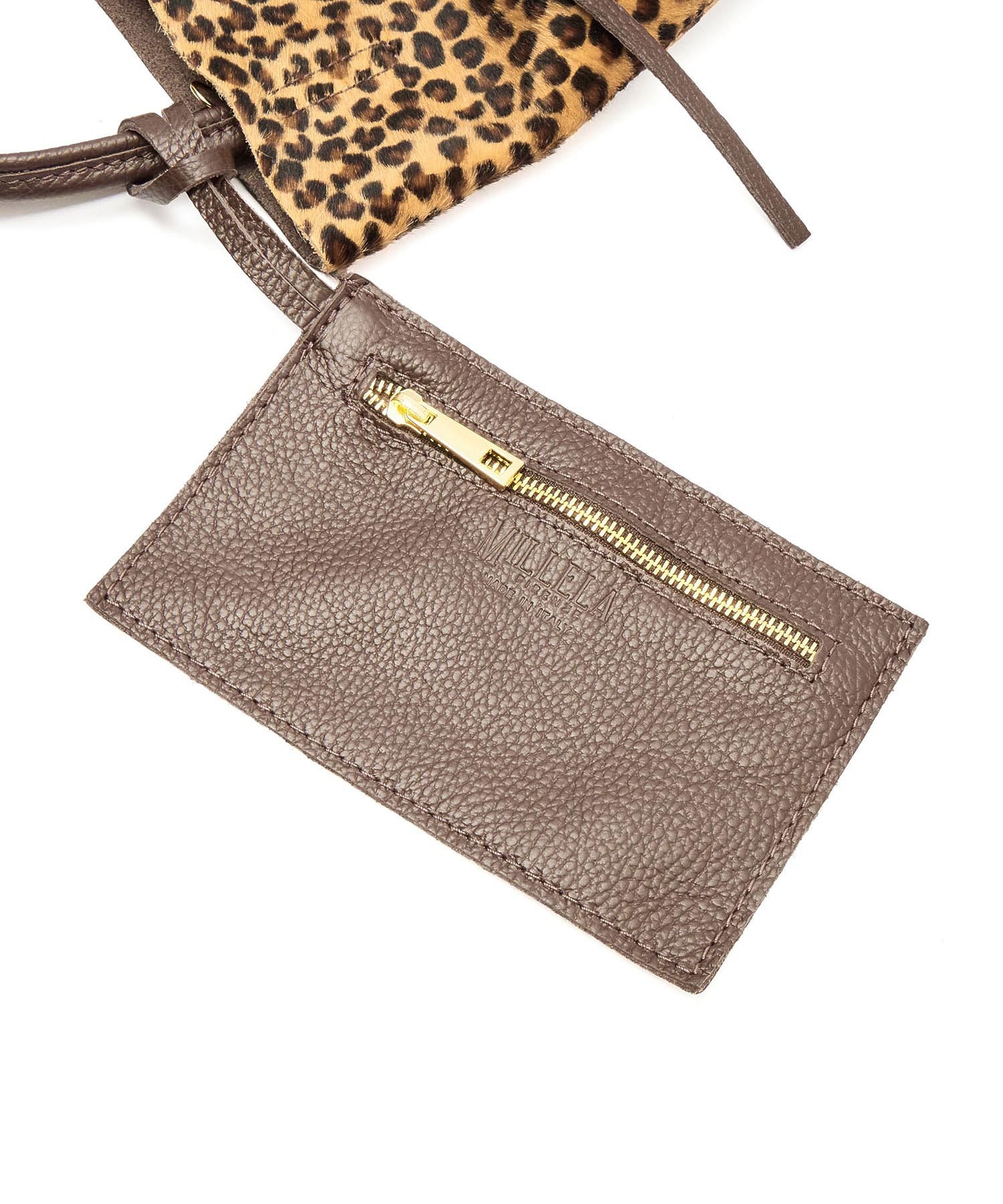MILLELA FIRENZE/LEOPARD MINI TOTE