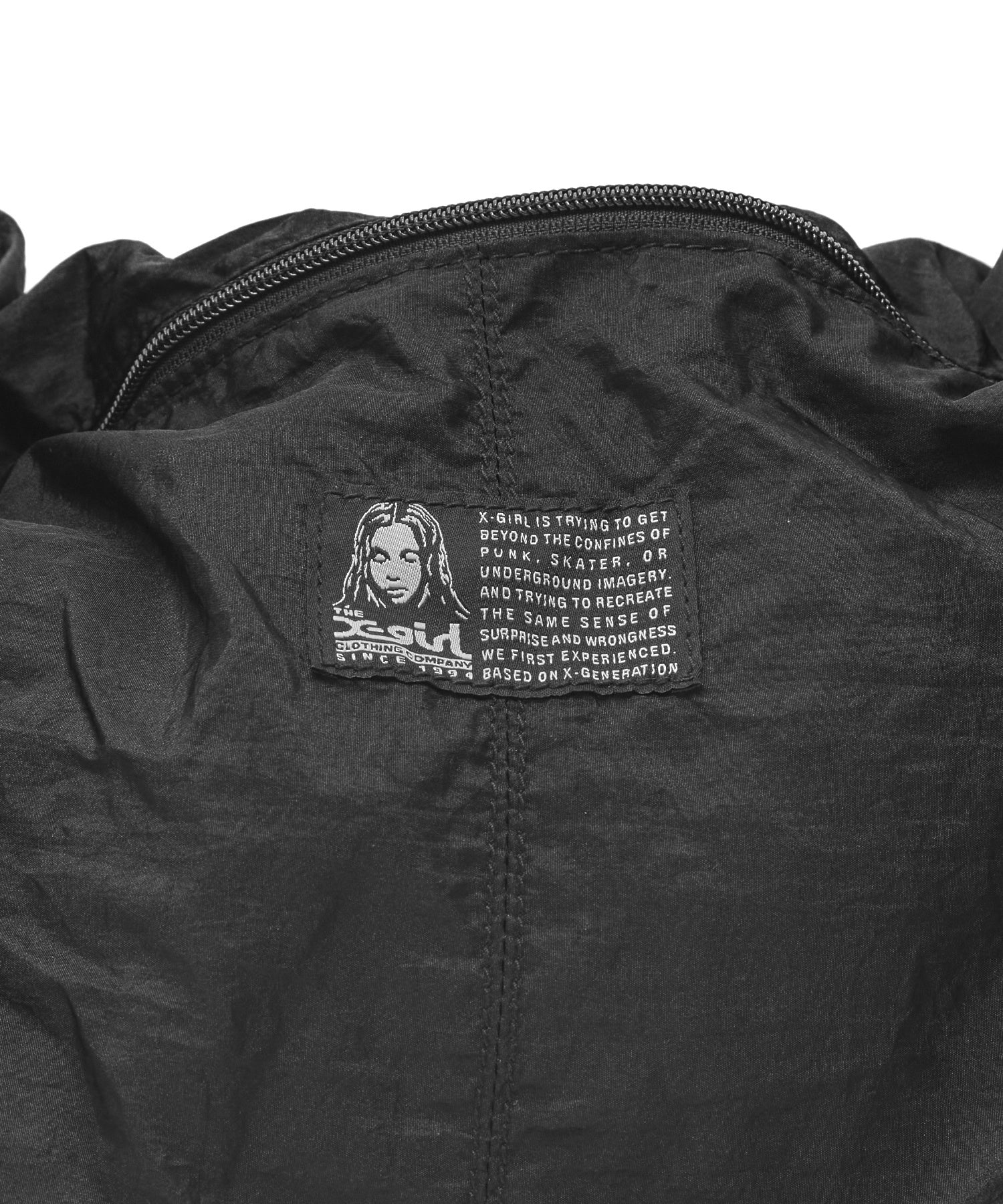 FACE LABEL SHOULDER BAG