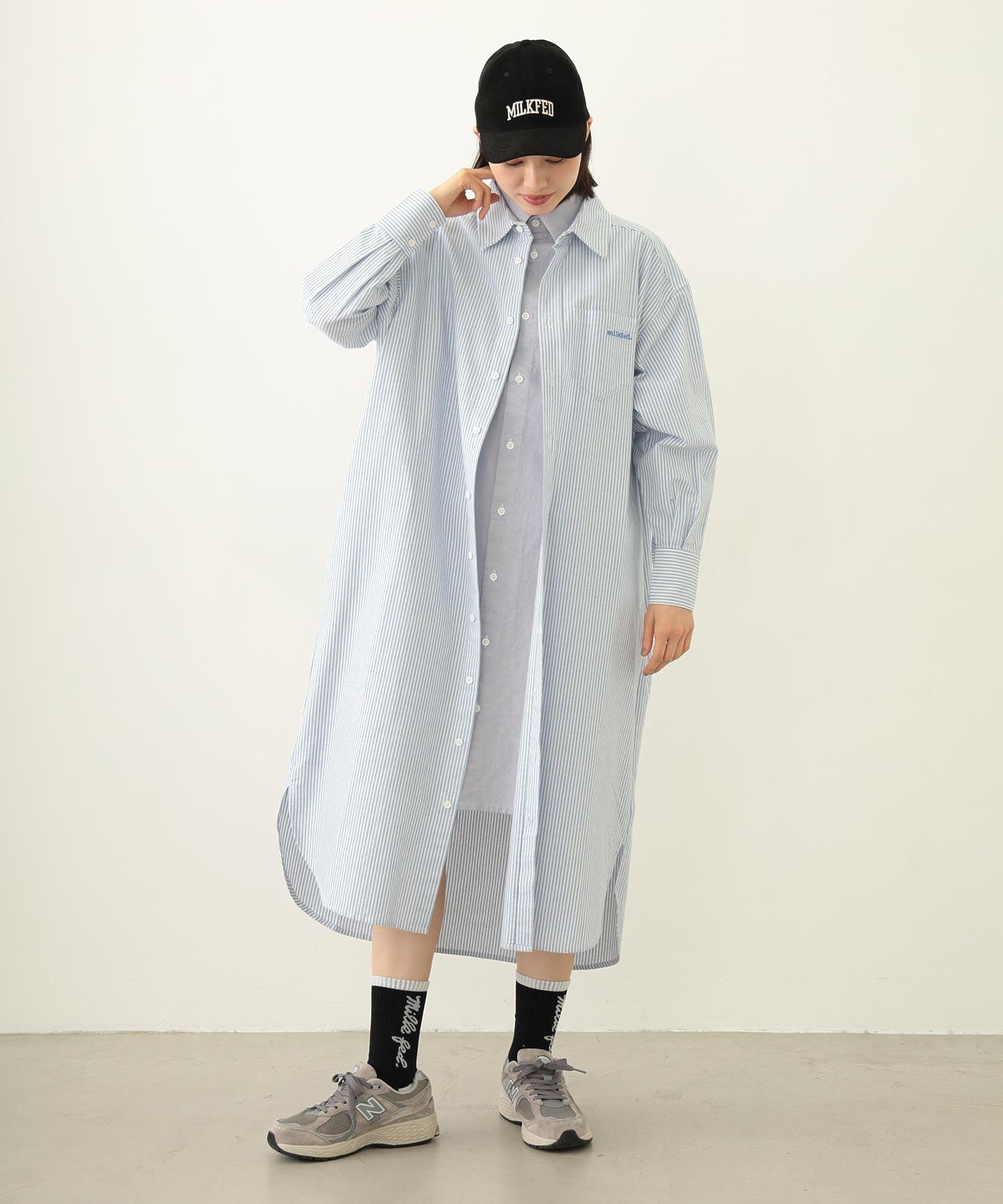 LAYERED SHIRTS DRESS