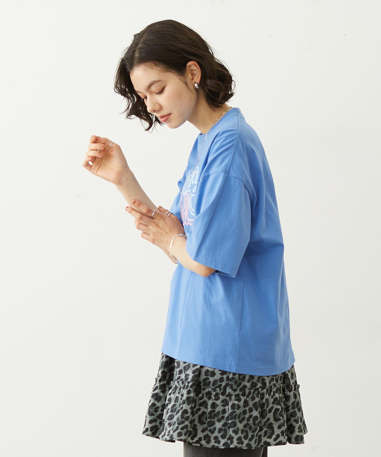 ROPEY LOGO CHAIN STITCH S/S TEE