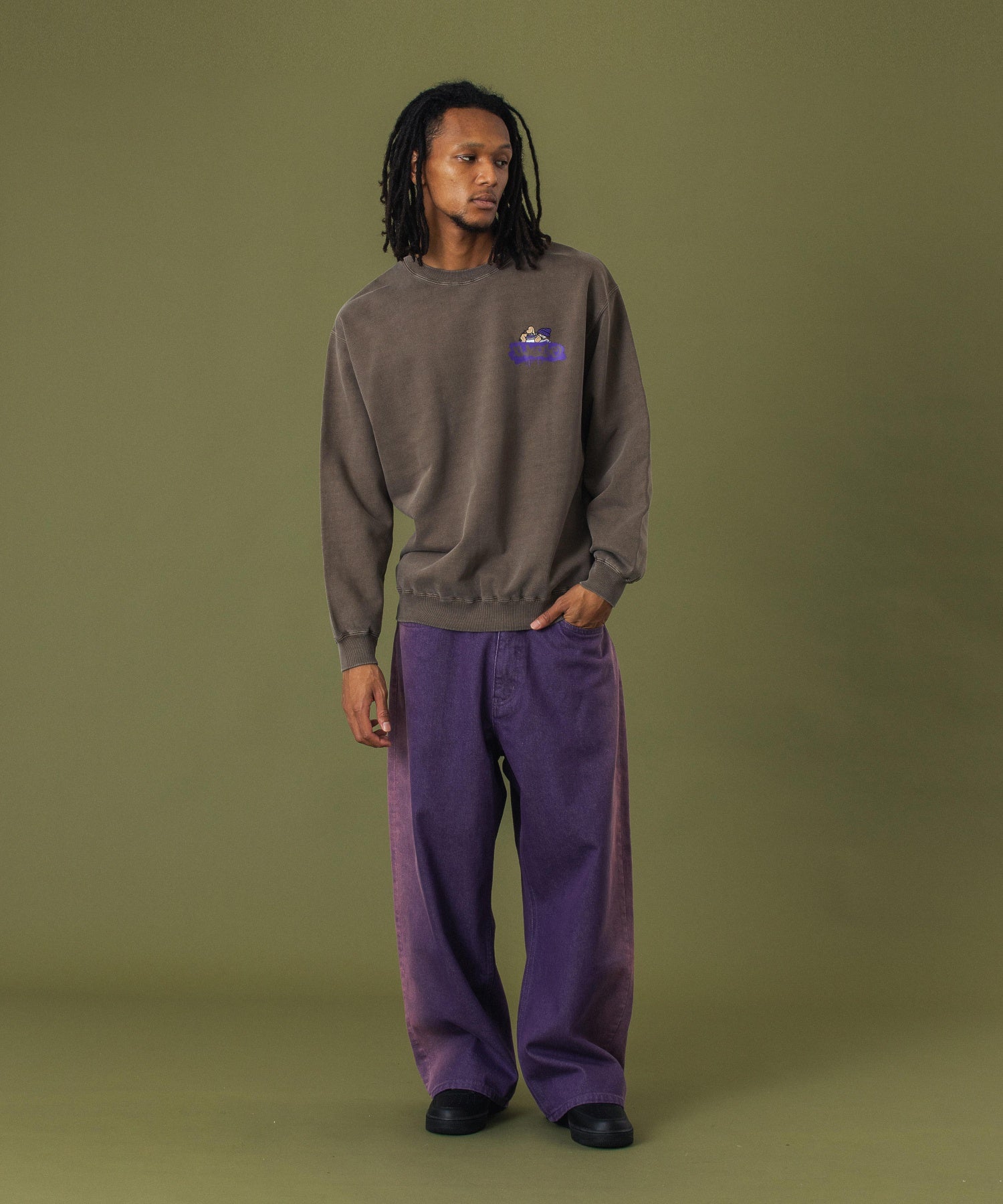PIGMENT BOMB CREWNECK SWEAT SHIRT