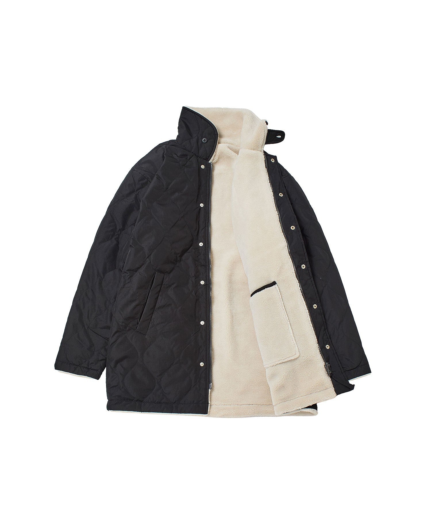 TAION/MILITARY RIVERSIBLE DOWN BOA N-1 TYPE JACKET