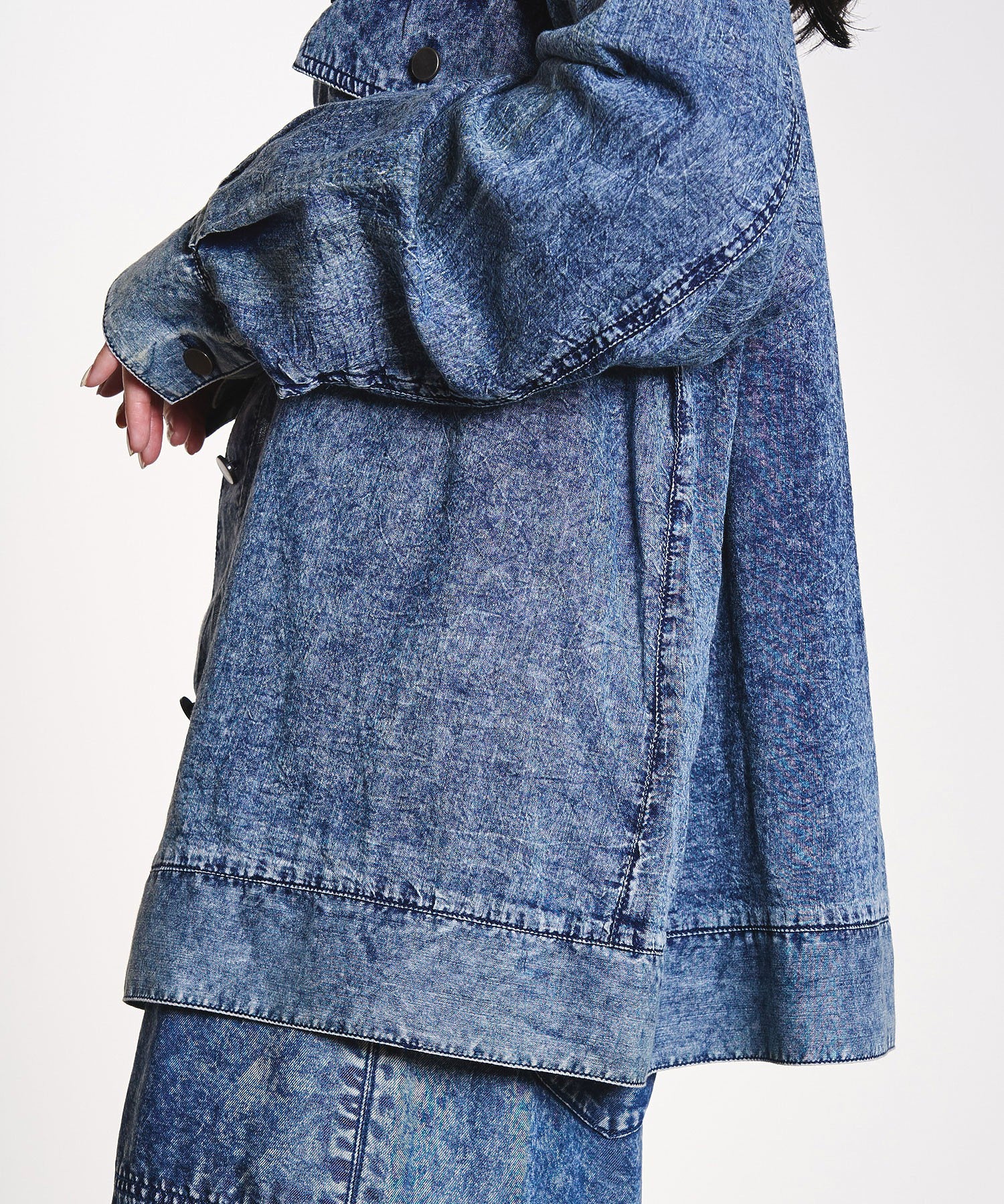 DENIM LIKE L/S SHIRT