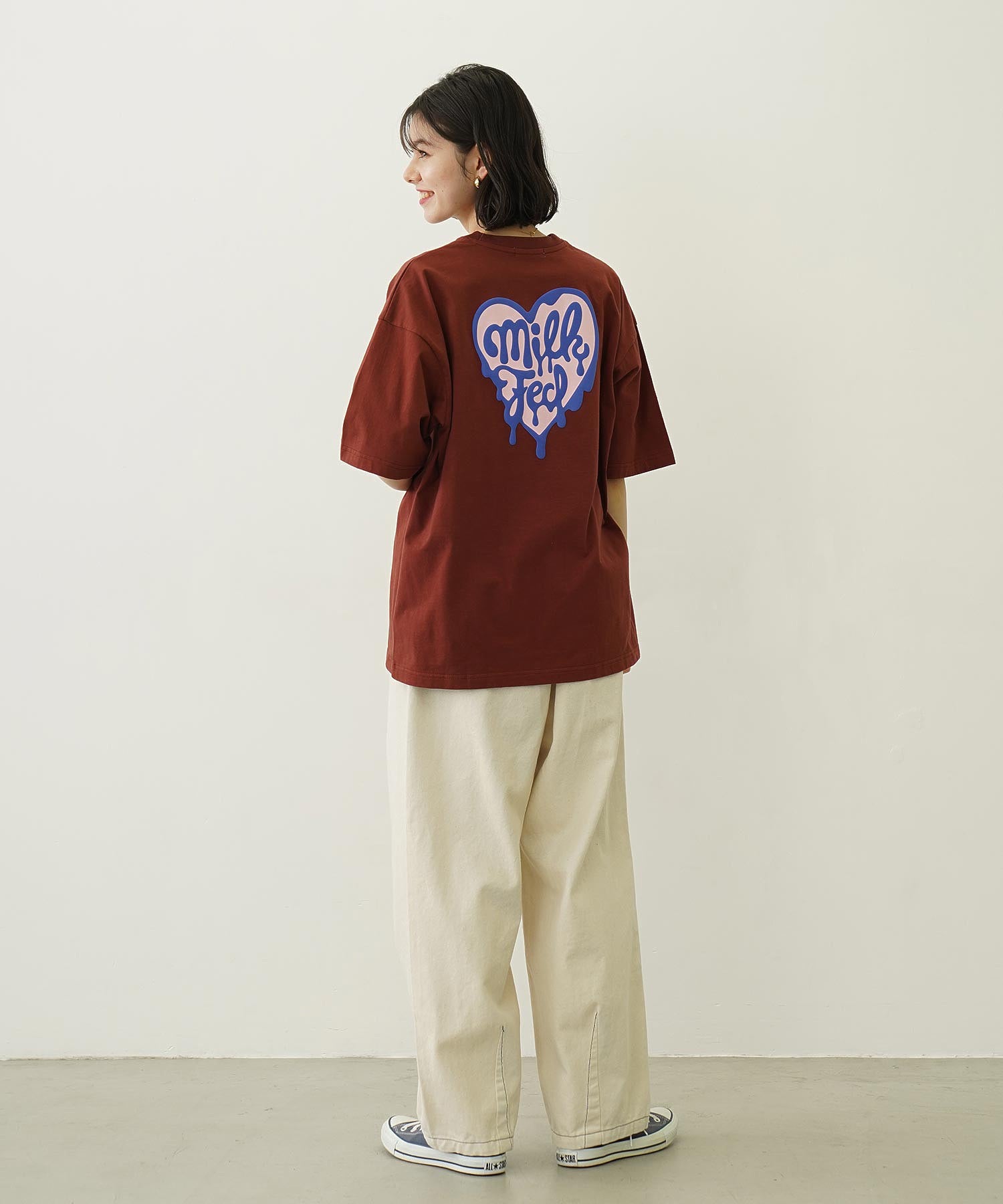 MELTY HEART FOAM PRINT WIDE S/S TEE