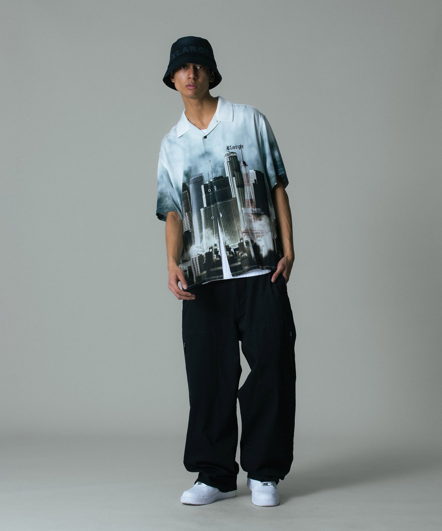 FADED TWILL BUCKET HAT