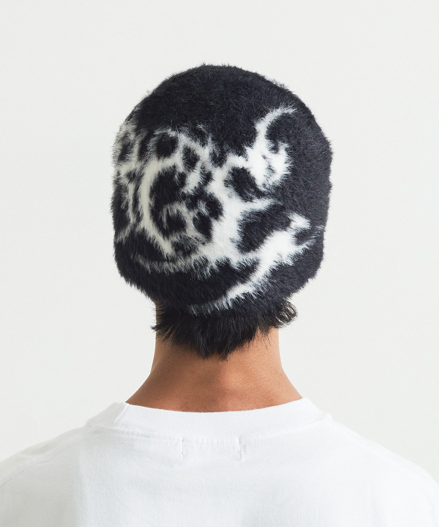FAUX MOHAIR BEANIE