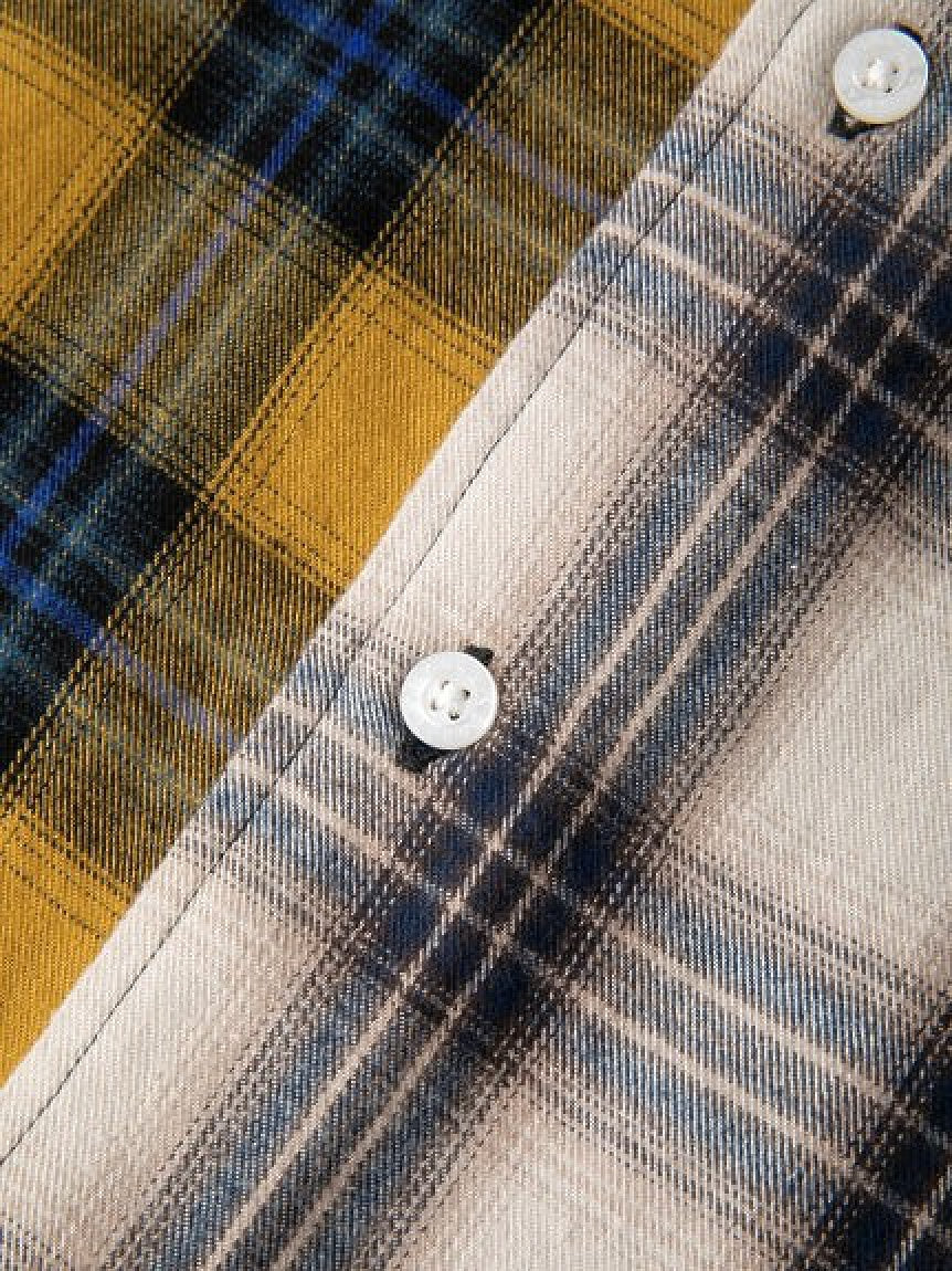 L/S PATCHWORK SHIRT SILAS