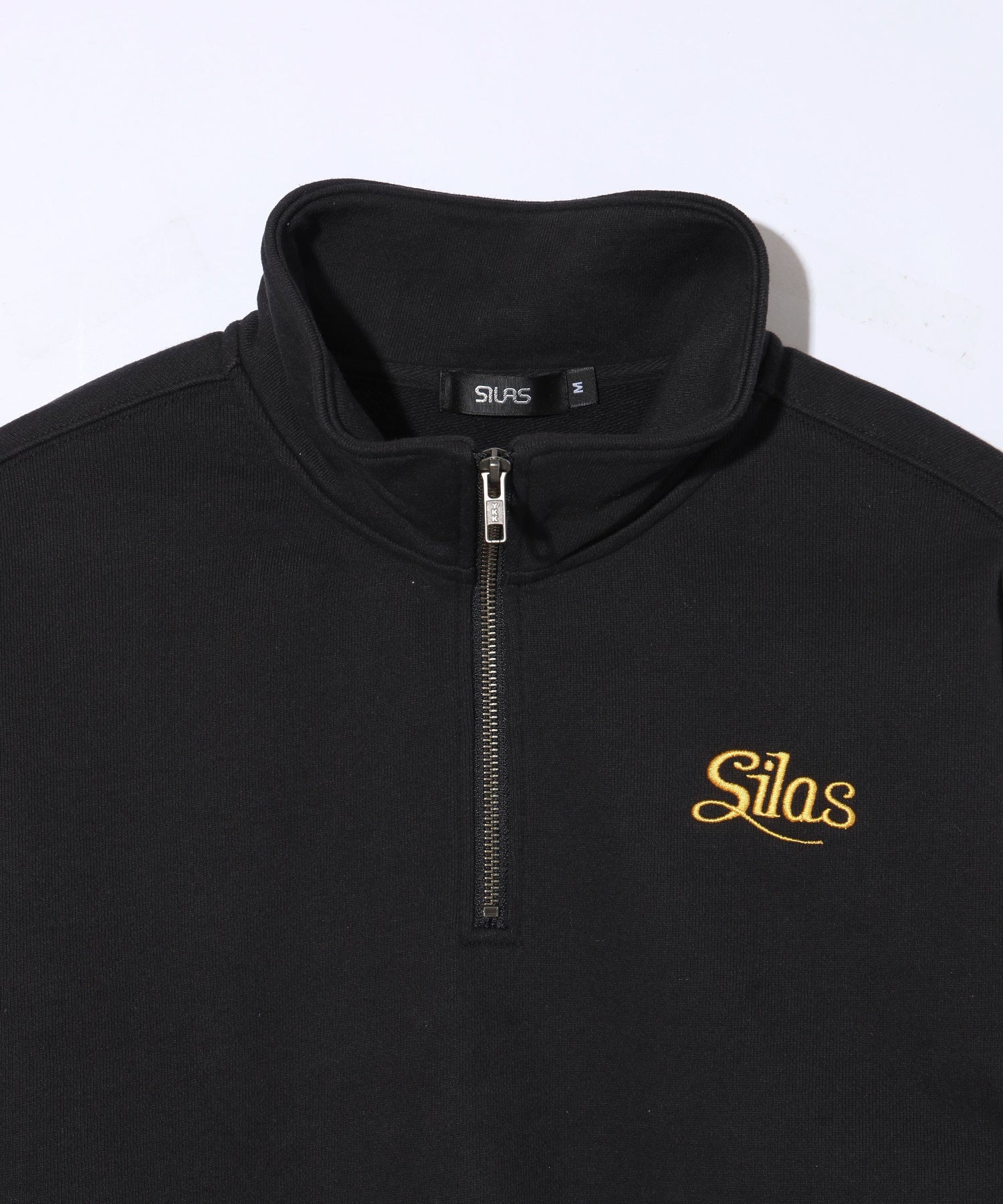 SCRIPT HALF ZIP SWEATSHIRT