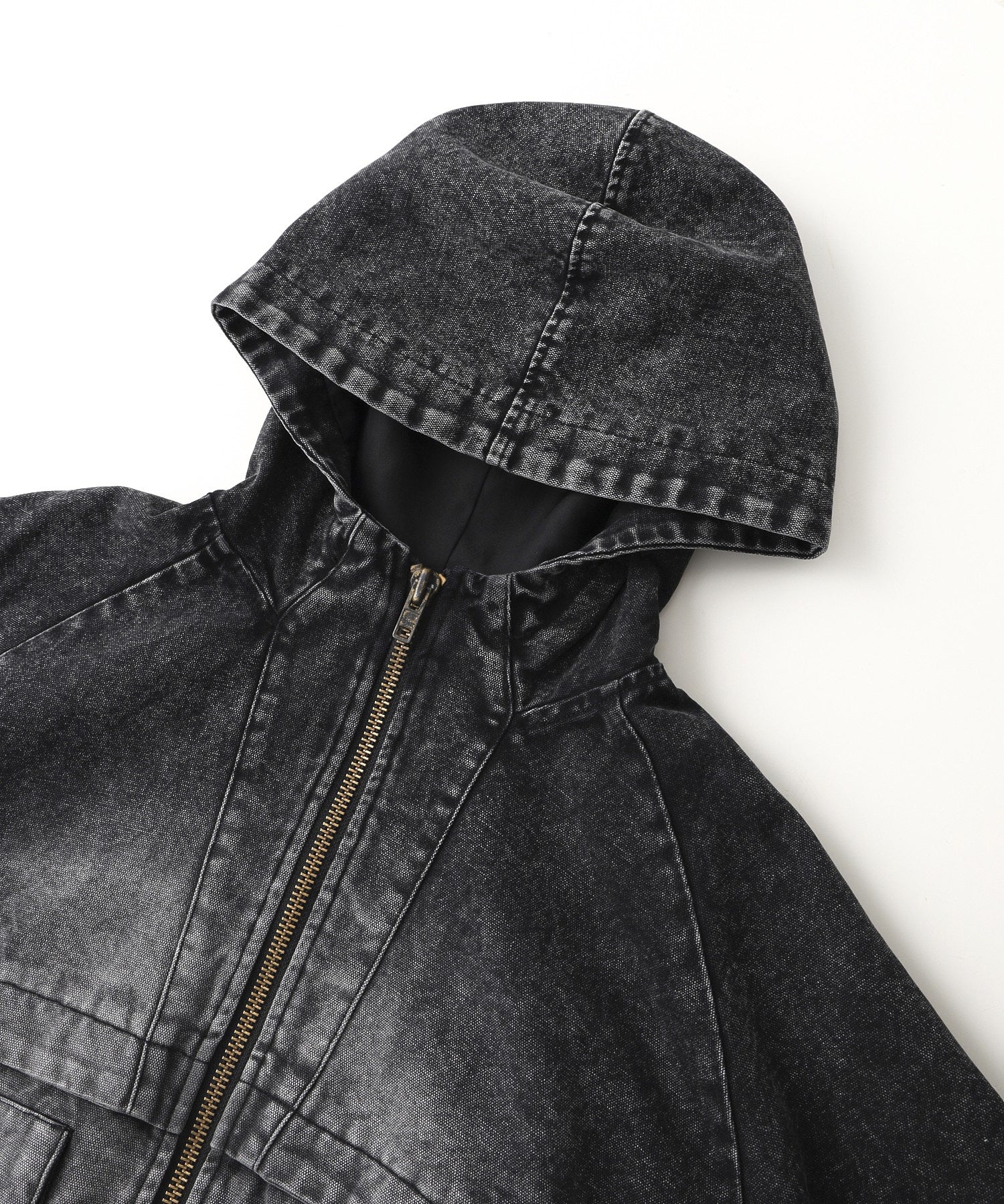 ARCH LOGO HOODED JACKET