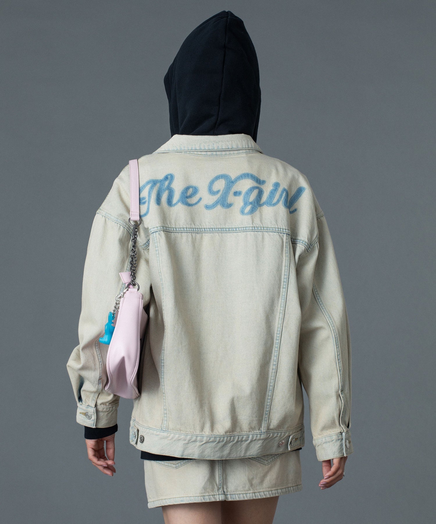 CURSIVE LOGO DENIM JACKET