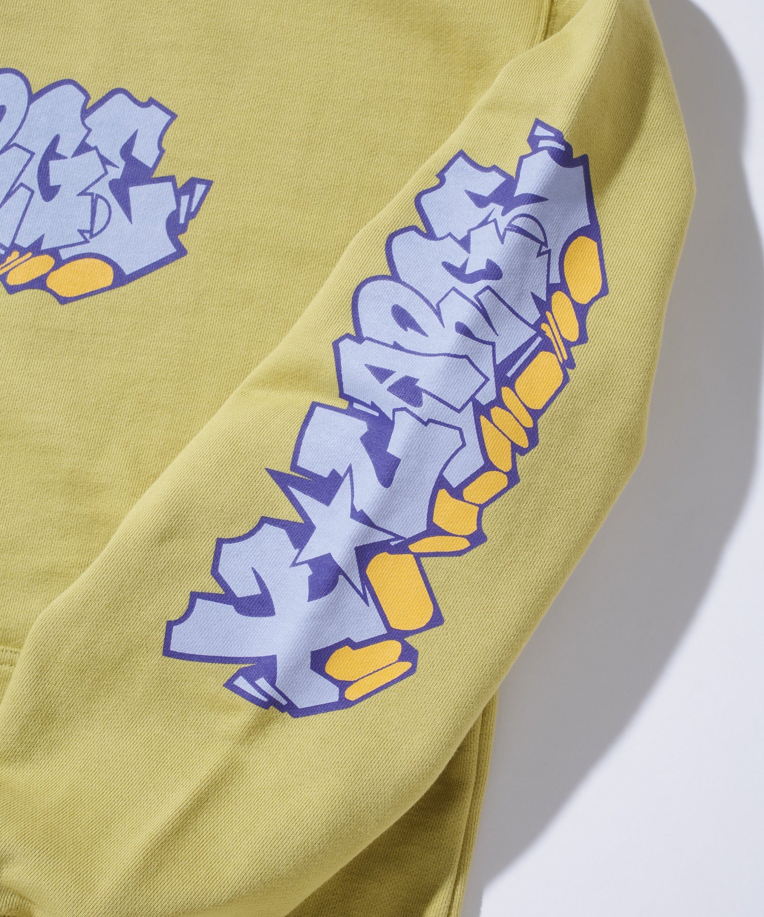 GRAFFITI ZIP UP HOODED SWEATSHIRT