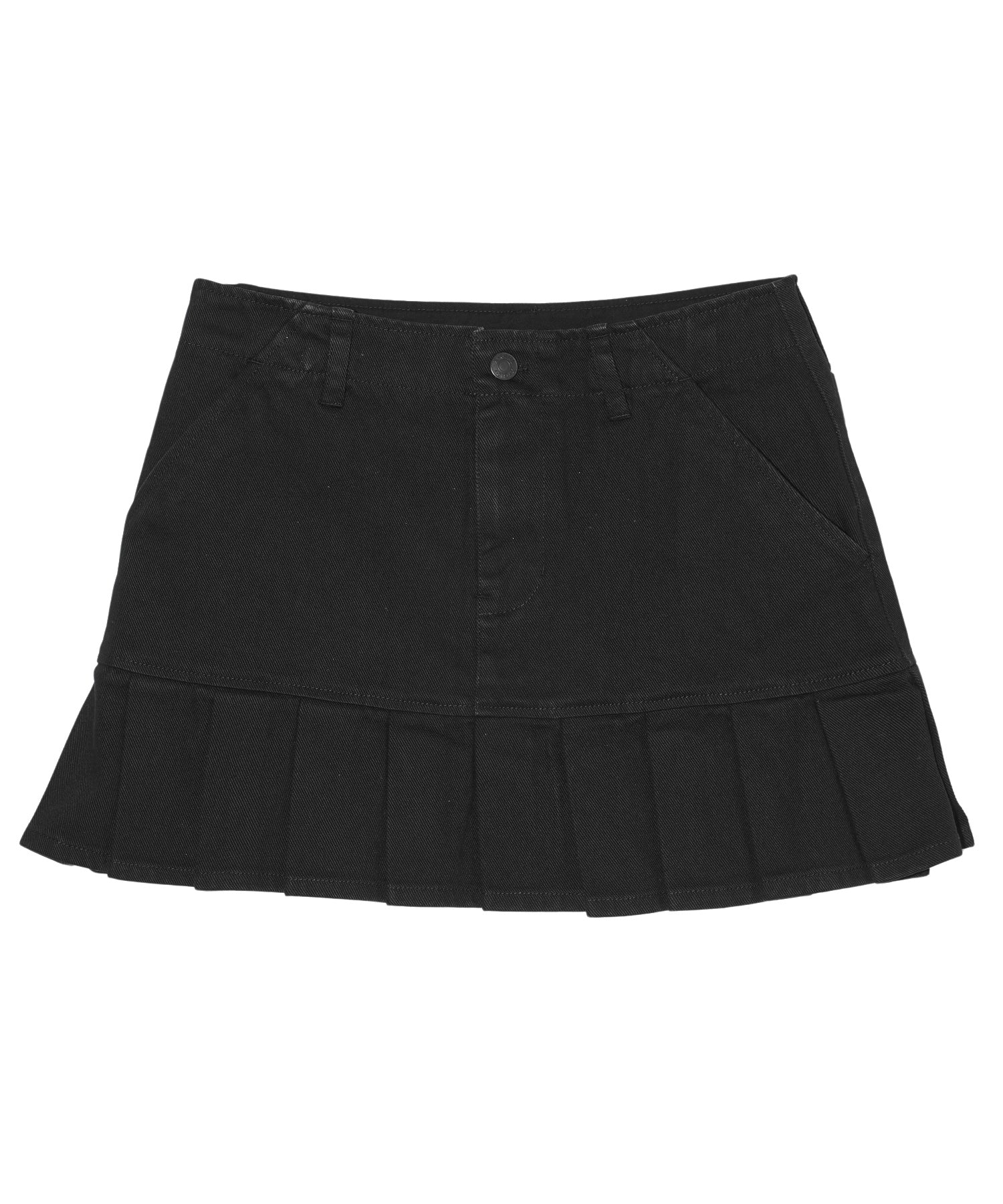 LOW RISE PLEATED MINI SKIRT