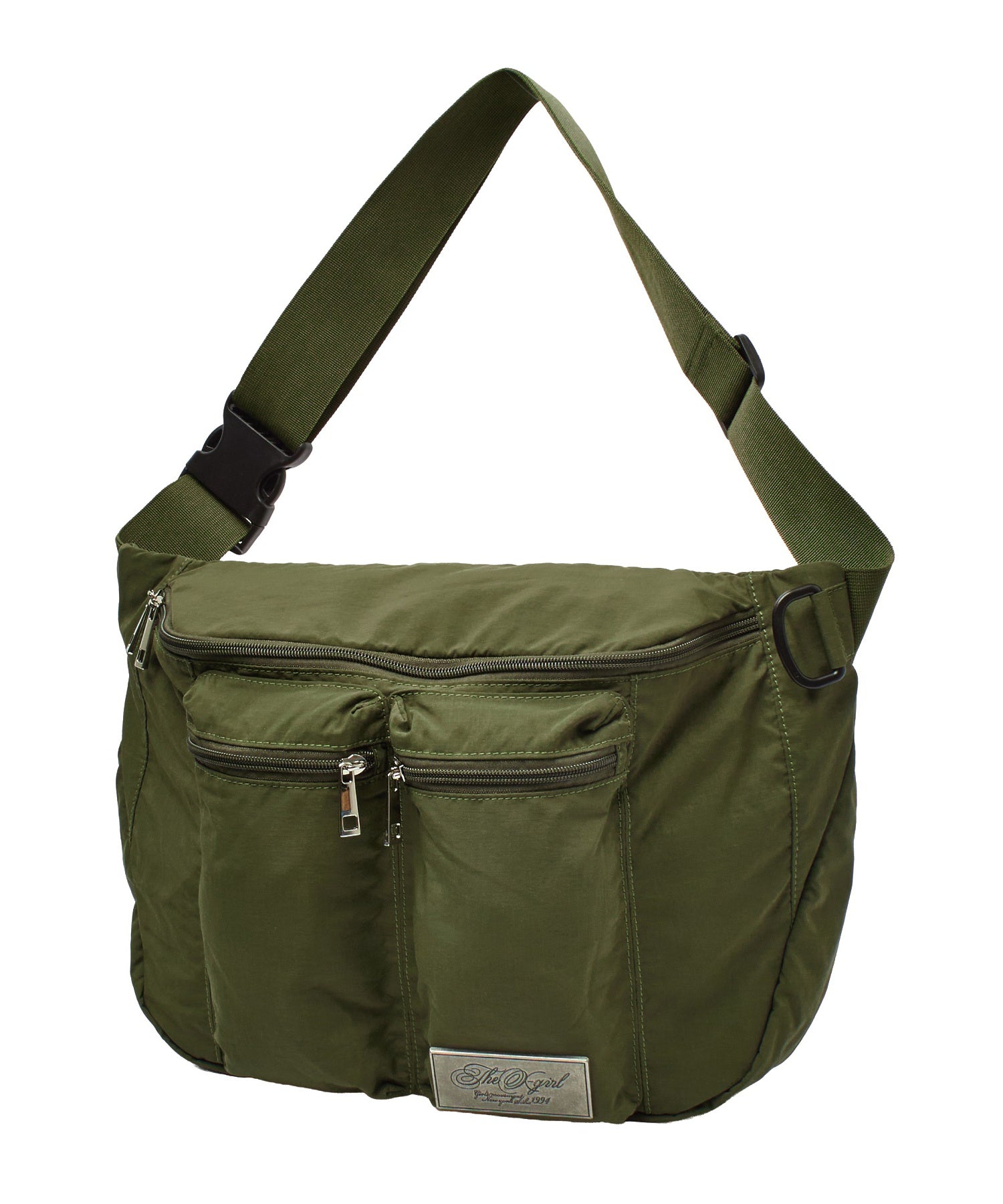 METAL PLATE SHOULDER BAG