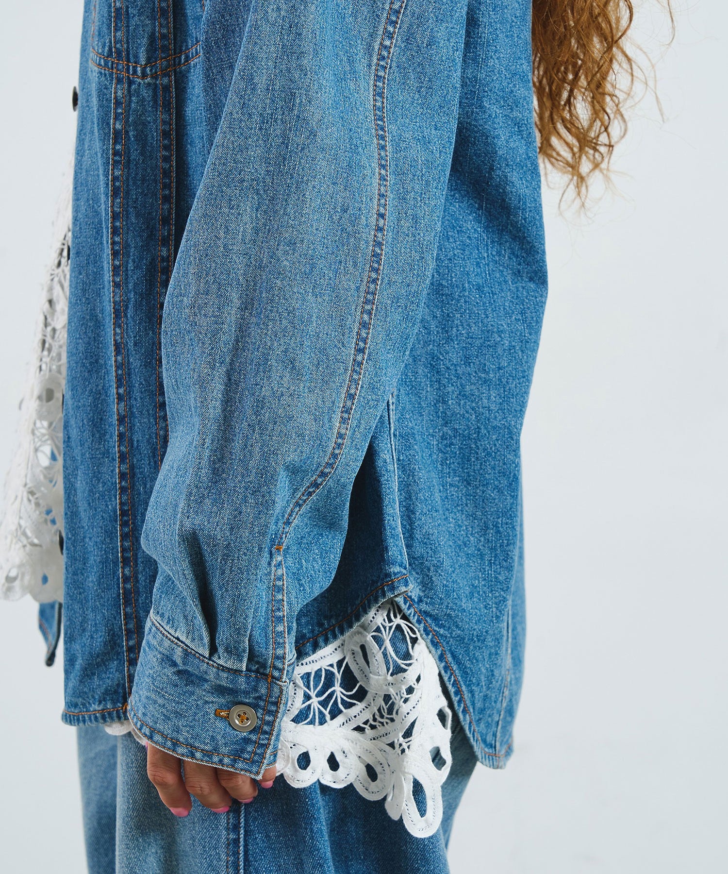 CREOLME/DENIM L/S SHIRT