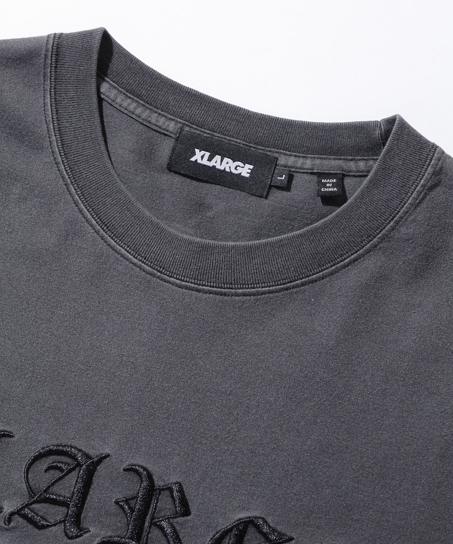 PIGMENT DYED OLD ENGLISH L/S TEE