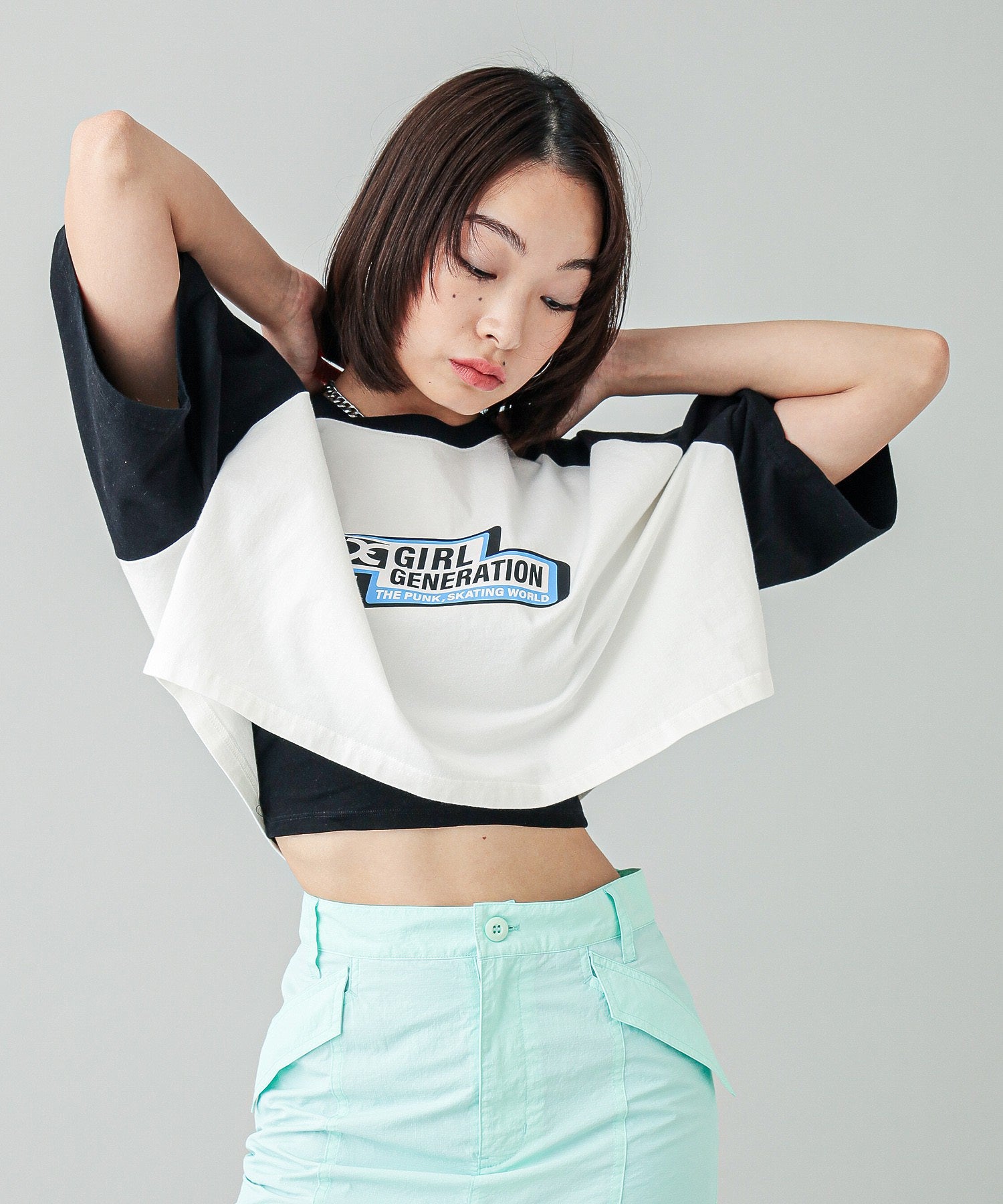 GIRL GENERATION LOGO B/B WIDE TEE