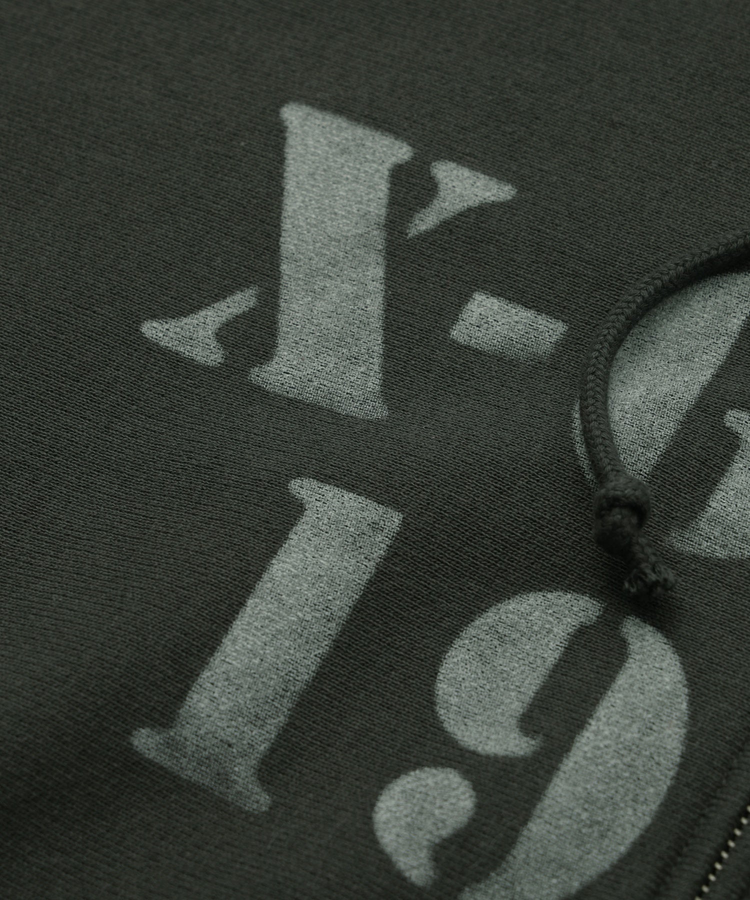 X-girl × Champion REVERSE WEAVE STENCIL LOGO ZIP UP HOODIE