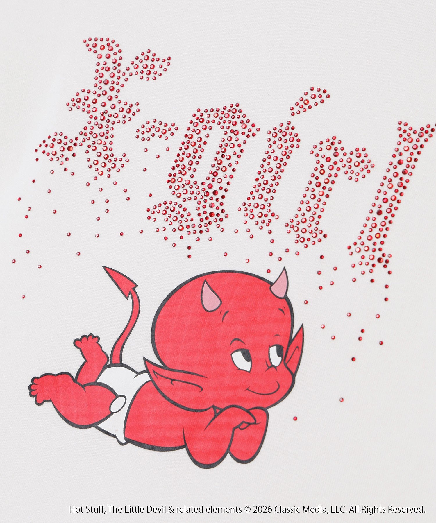 X-girl | HOT STUFF RHINESTONE S/S BABY TEE