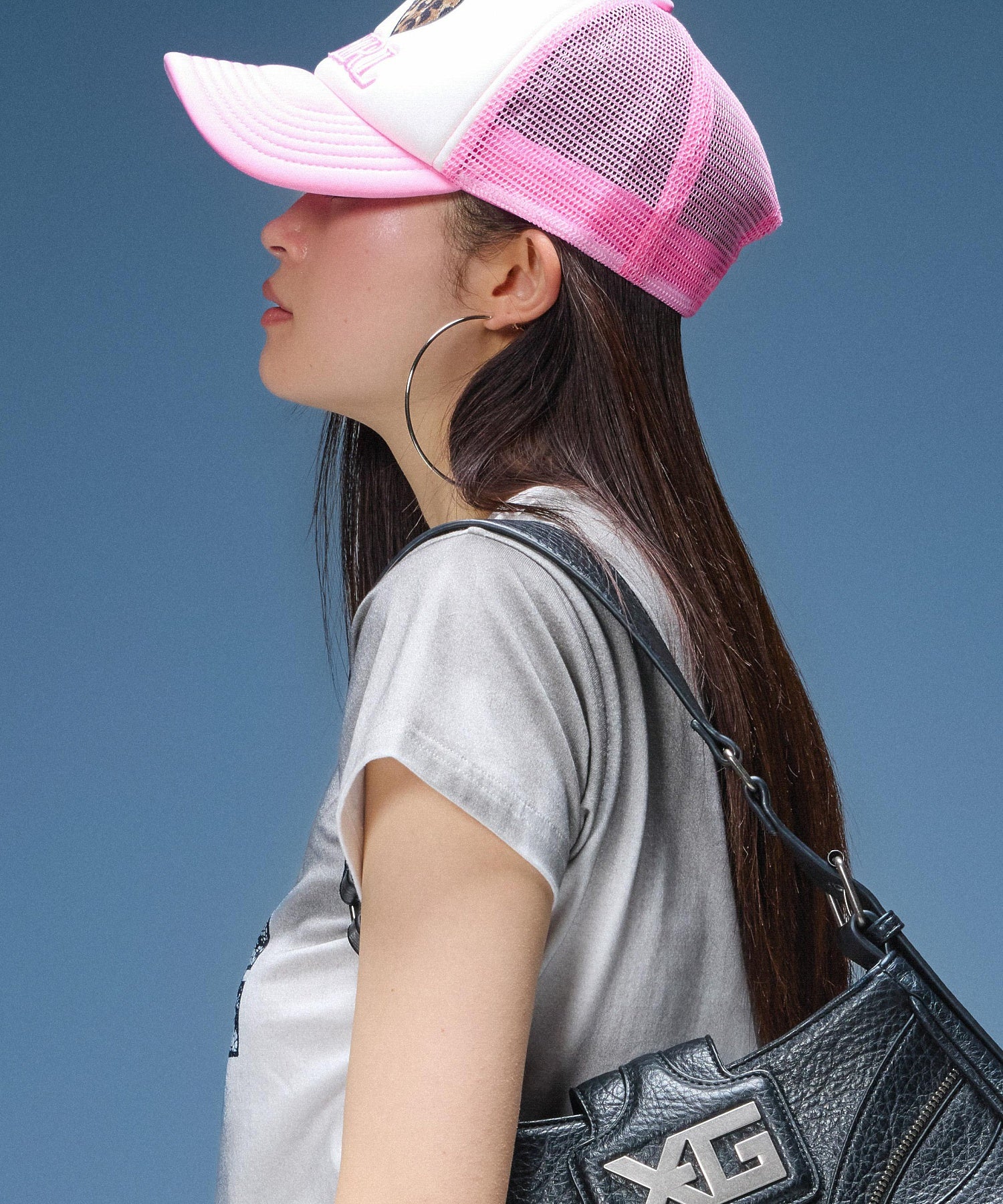 I LOVE X-GIRL TRUCKER CAP