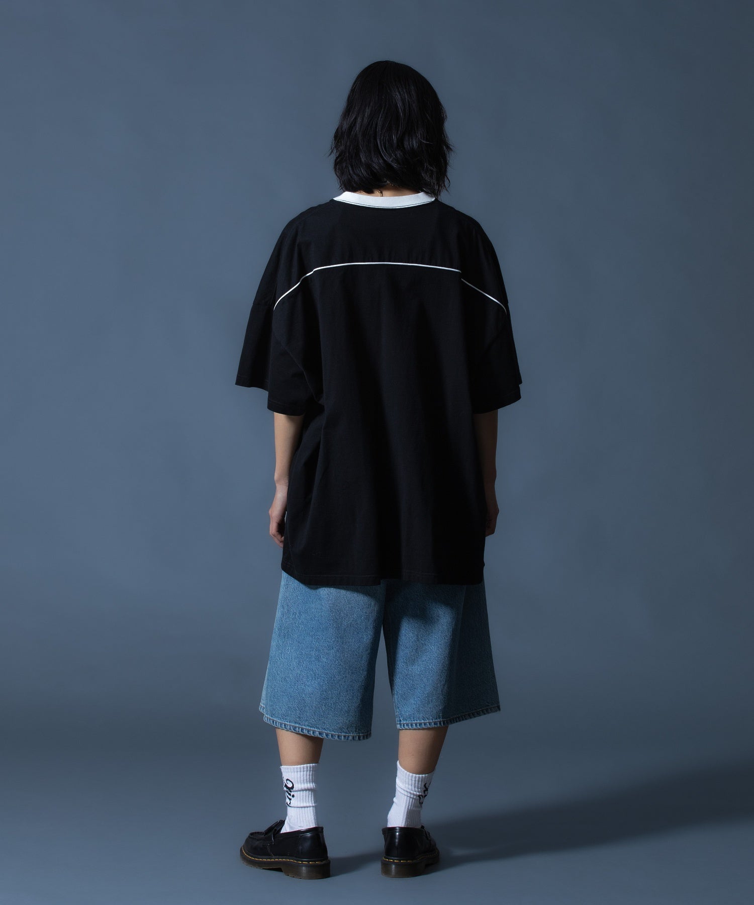 FACE LABEL NUMBER BIG TEE DRESS