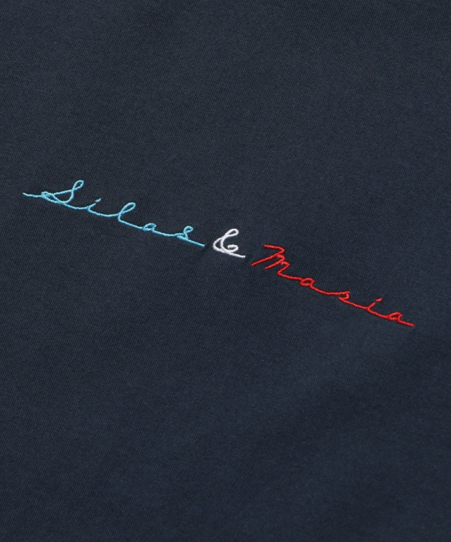 EMBROIDERY SILAS AND MARIA S/S TEE