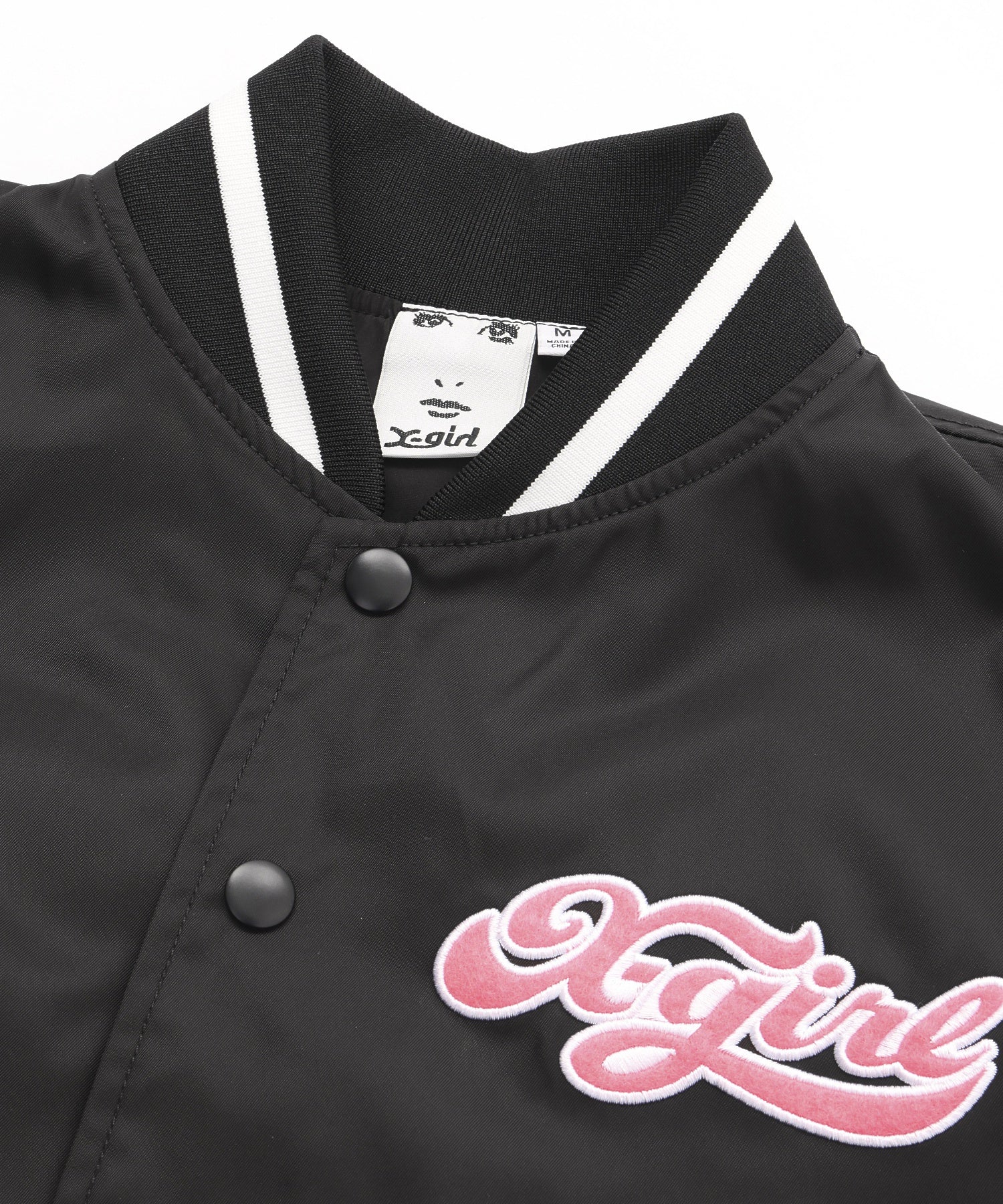 CHEERFUL LOGO VARSITY JACKET