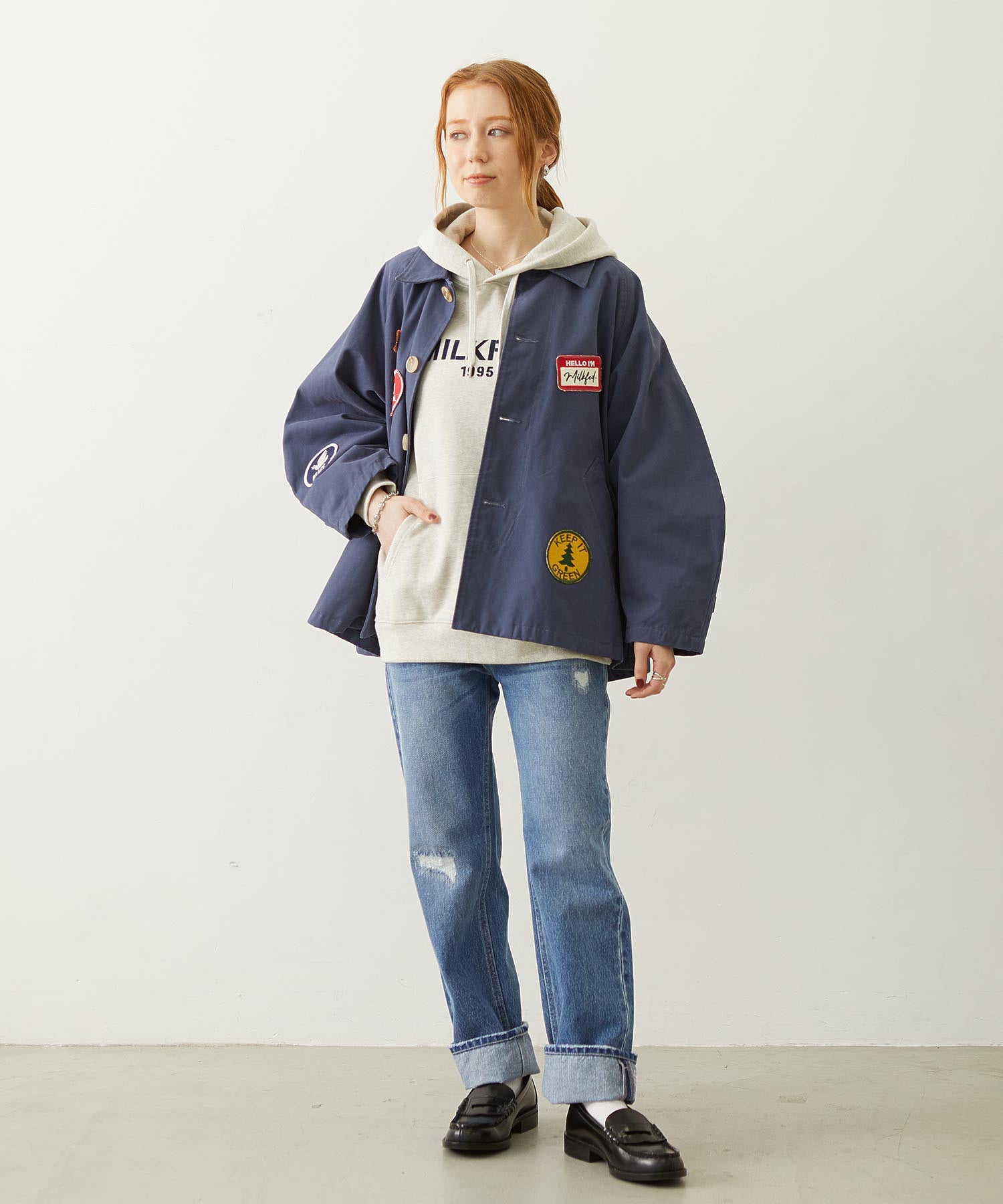 STENCIL LOGO SWEAT HOODIE