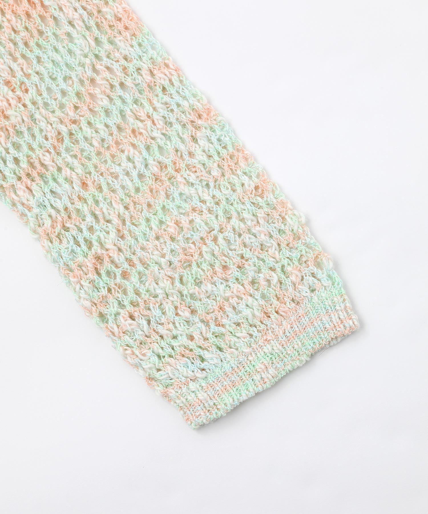 OPENWORK KNIT CARDIGAN X-girl