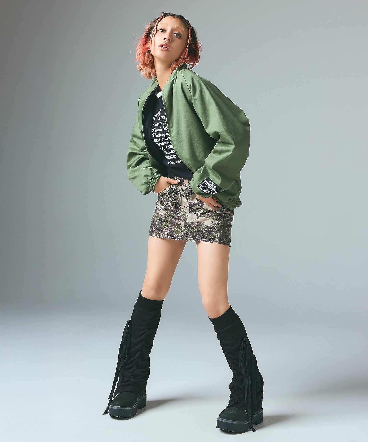 FLAP POCKET MINI SKIRT