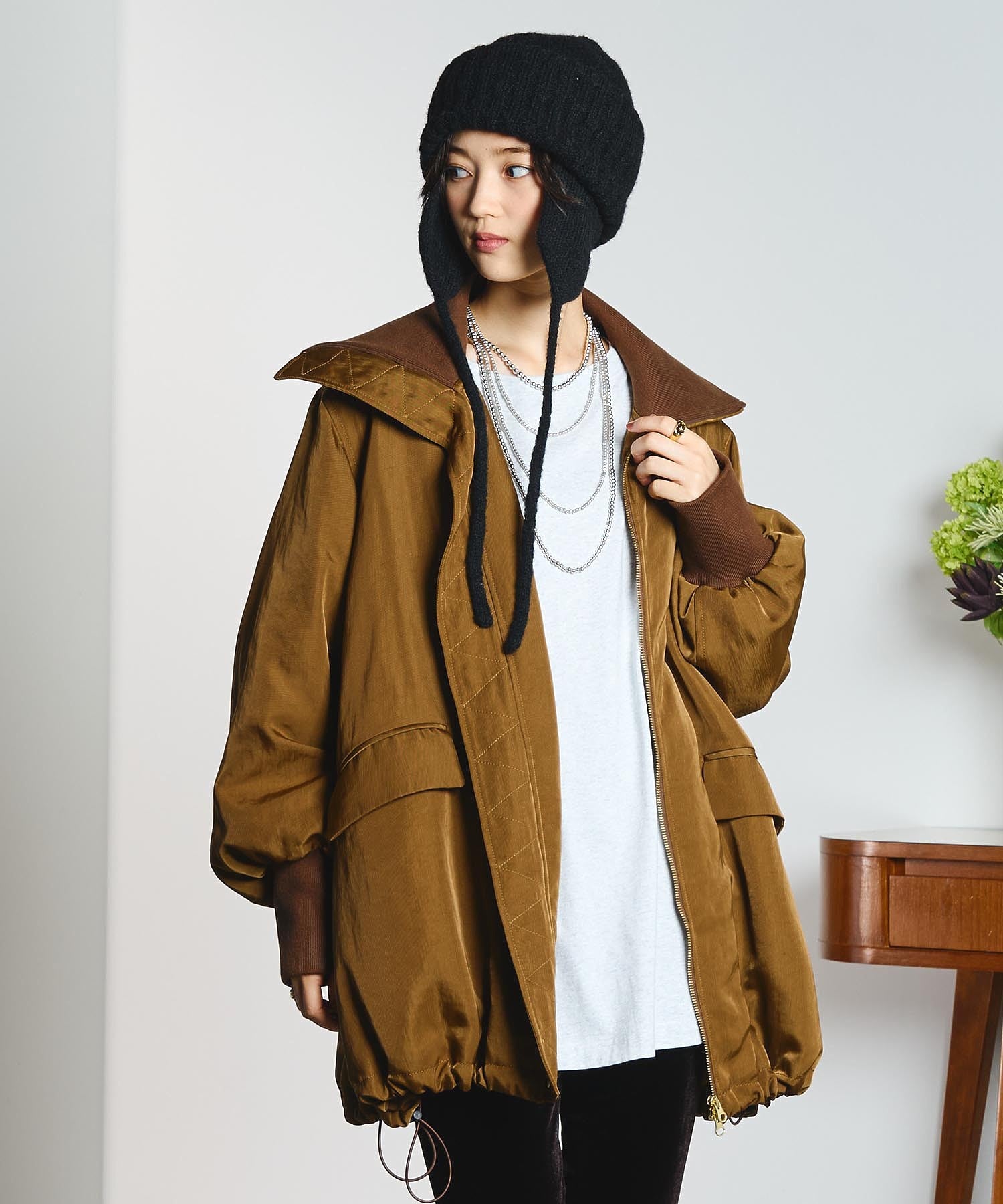 model:166cm 着用サイズ:M