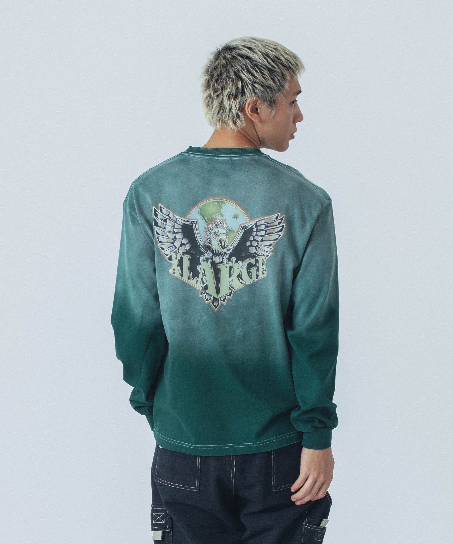 EAGLE WINGS TO THE WORLD L/S TEE