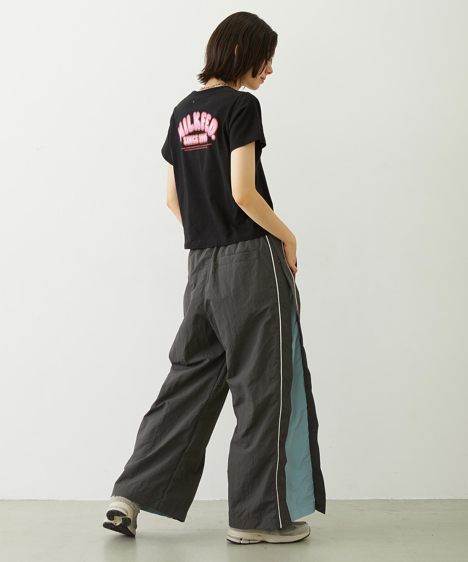 CUTOUT LOGO TRACK PANTS