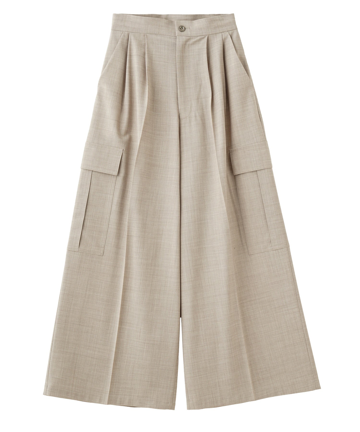 CREOLME/SUITING WIDE PANTS