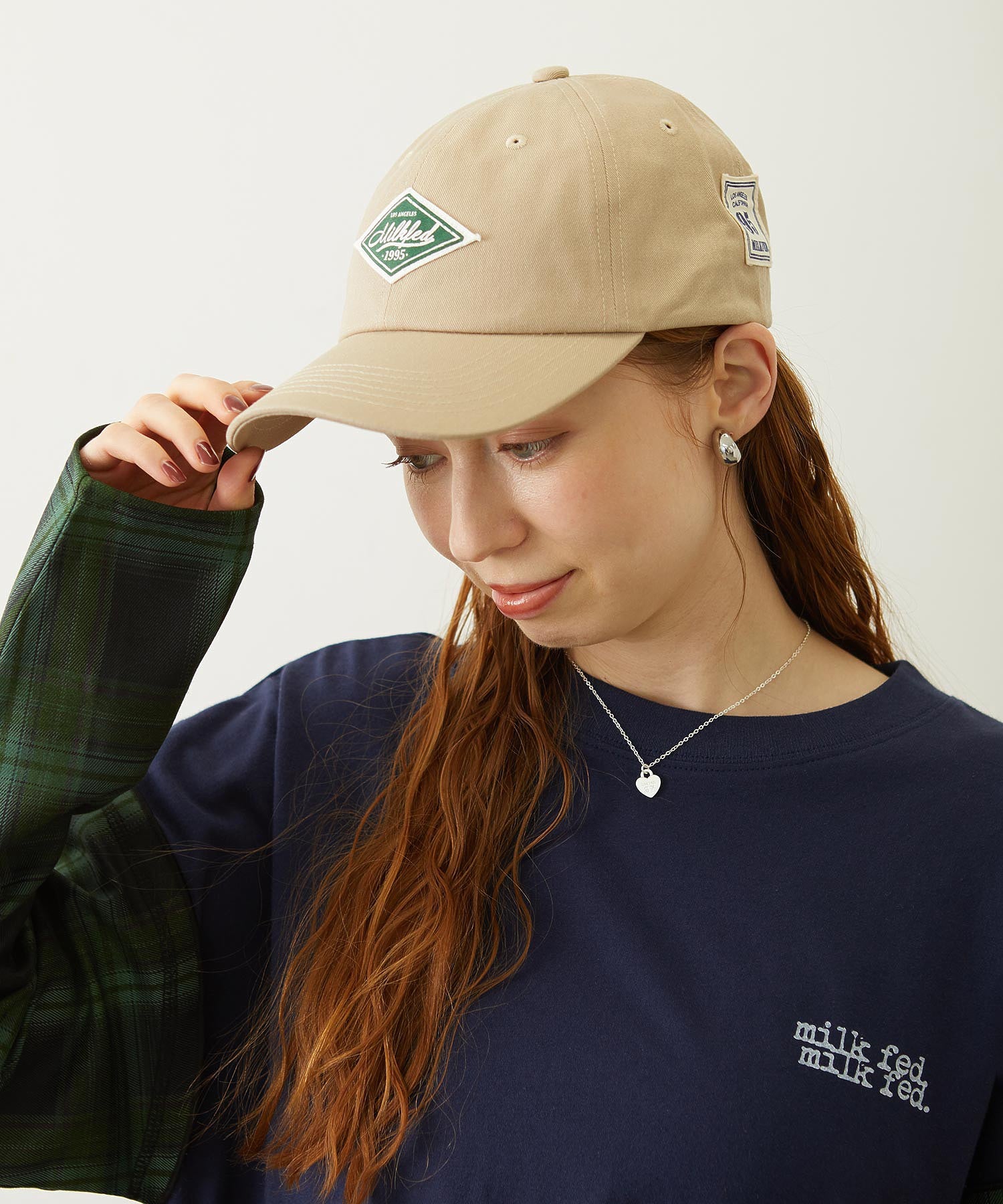 LABEL TWILL CAP