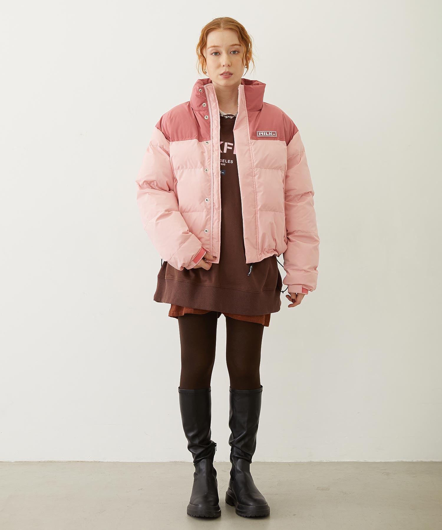 BAR PATCH PUFFER JACKET