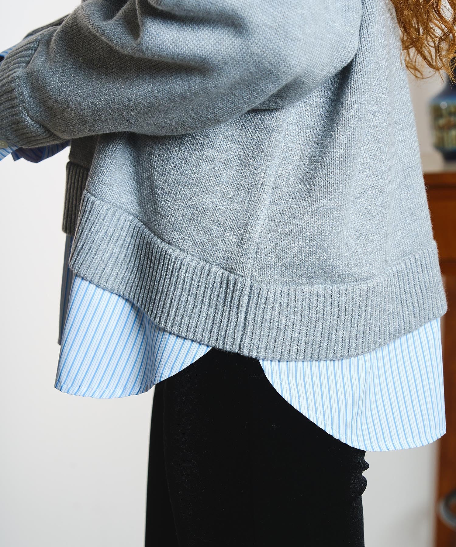 LAYERED LIKE KNIT TOP