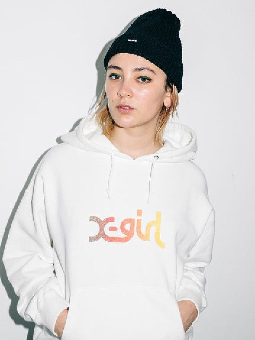 GRADATION MILLS LOGO BABY SWEAT HOODIE X-girl