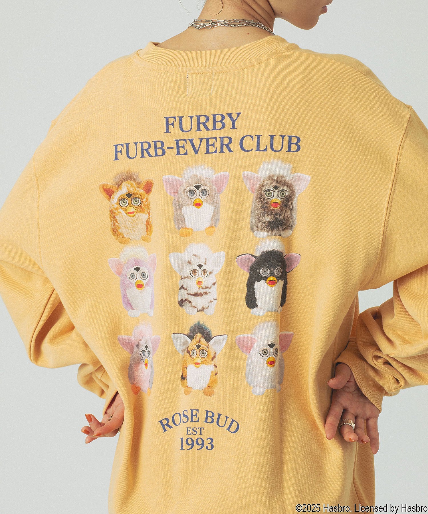ROSE BUD x FURBY BIG SWEAT