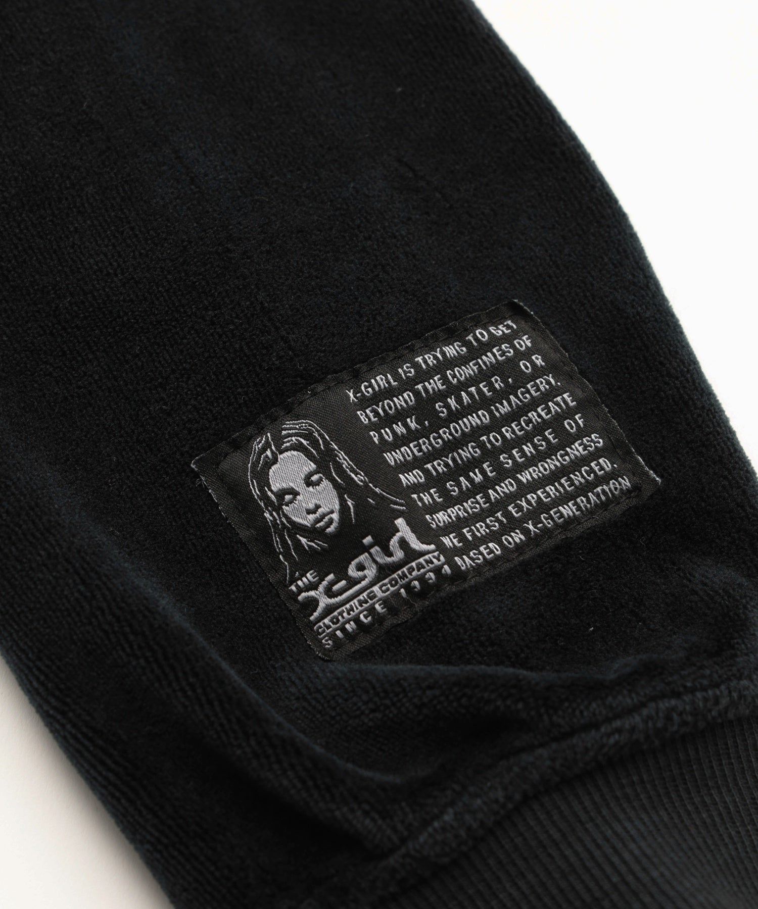 FADED VELOUR COMPACT ZIP UP HOODIE