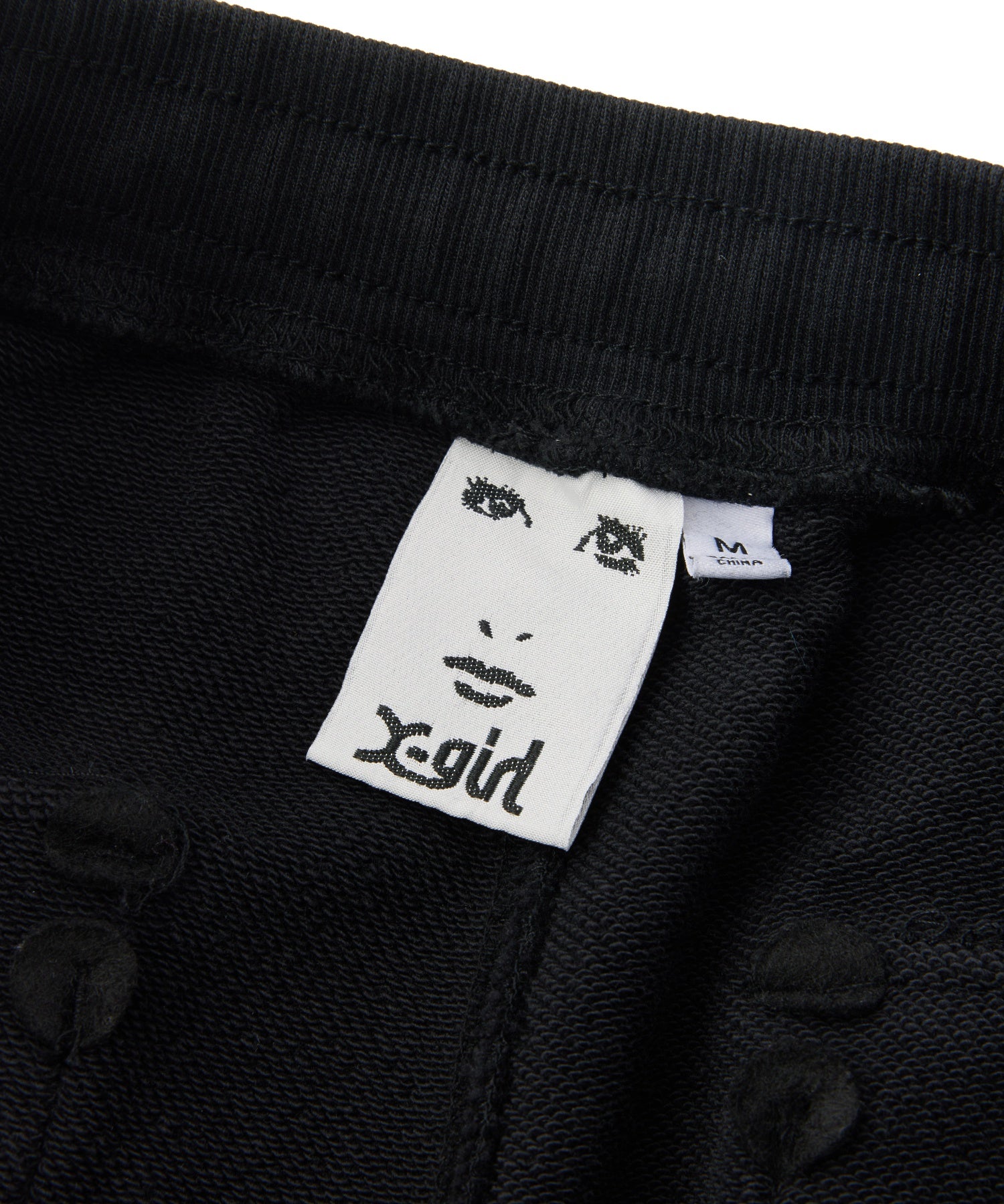 FACE LABEL FLARE SWEATPANTS