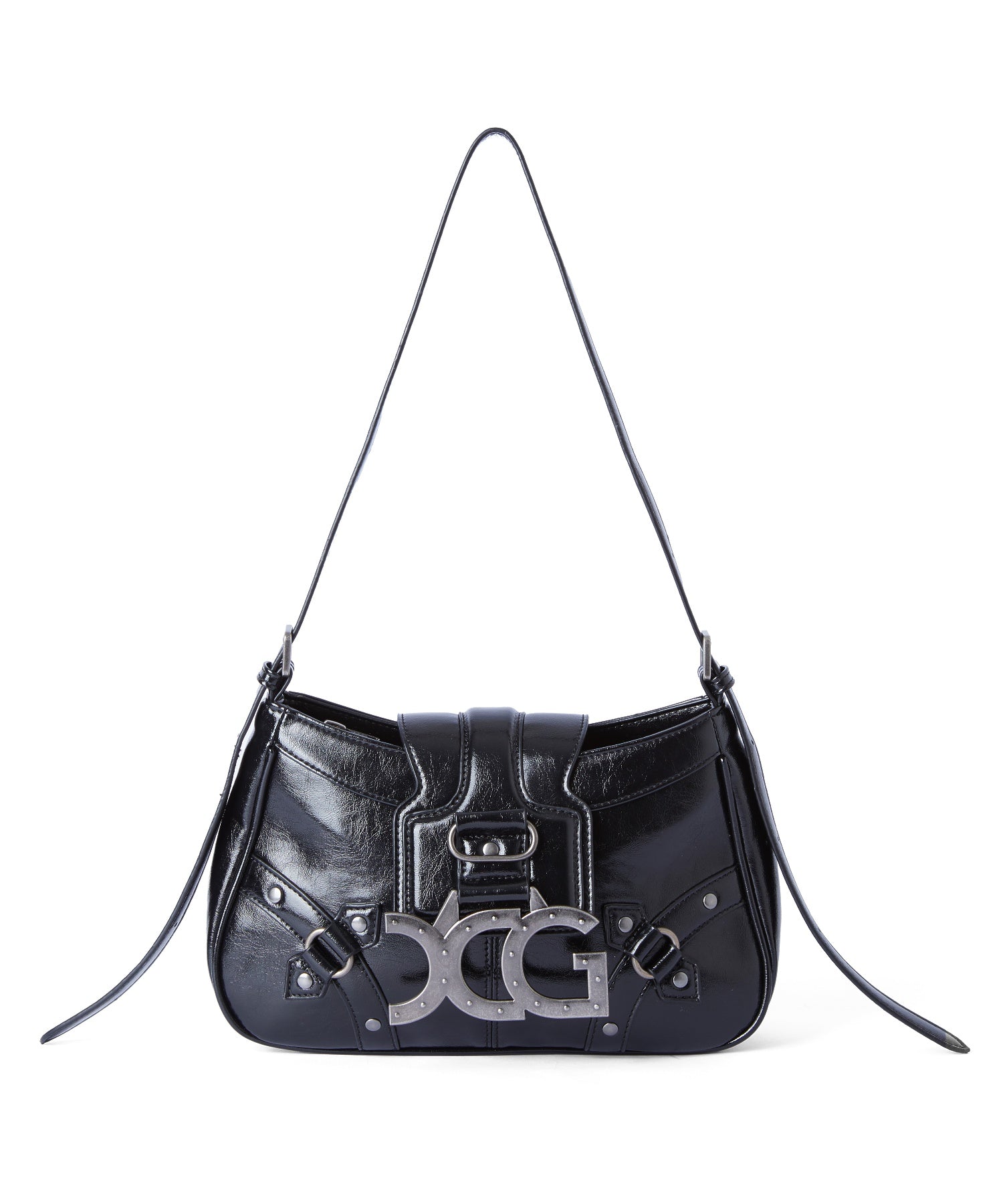 XG LOGO PLATE SHOULDER BAG