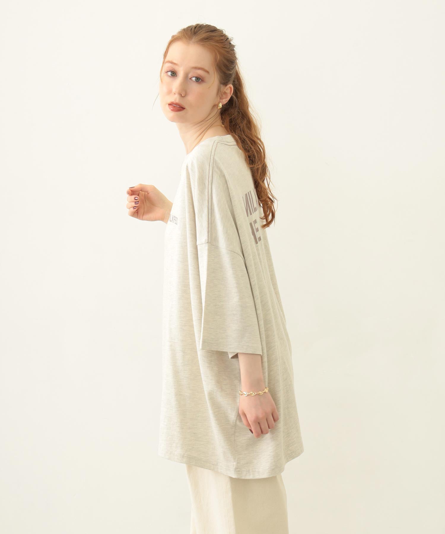 MILKFED. AT HEAVEN27 SUPER BIG S/S TOP