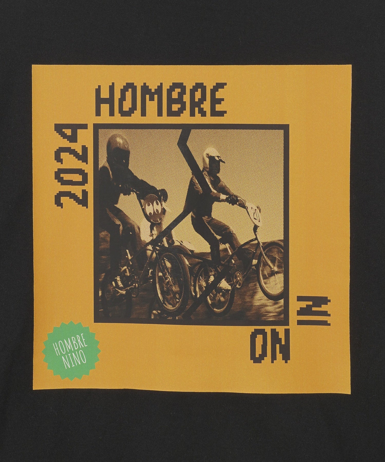 Hombre Nino/オンブレニーニョ/S/S PRINT TEE/BIKE/HN0241-CT0017