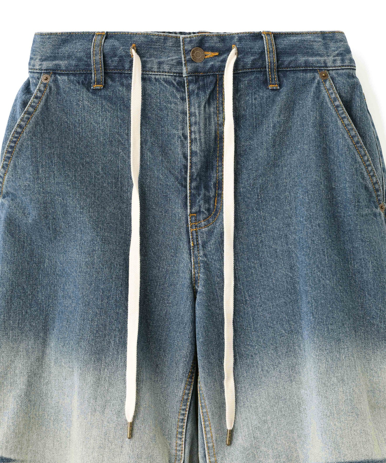 GRADIENT DENIM EASY PANTS
