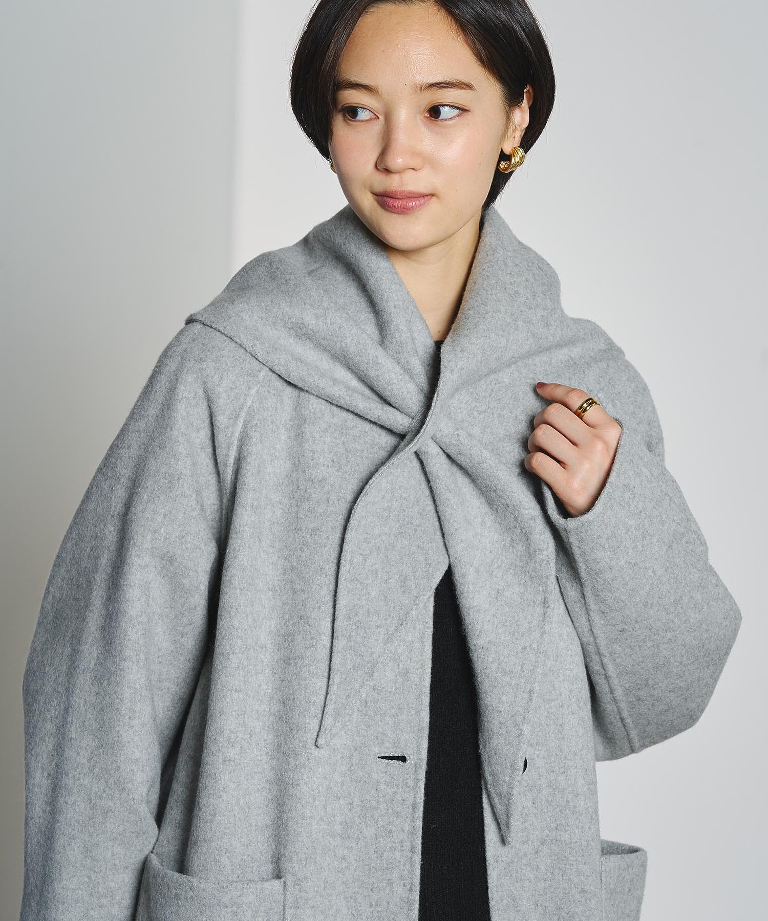 SCARF LONG COAT