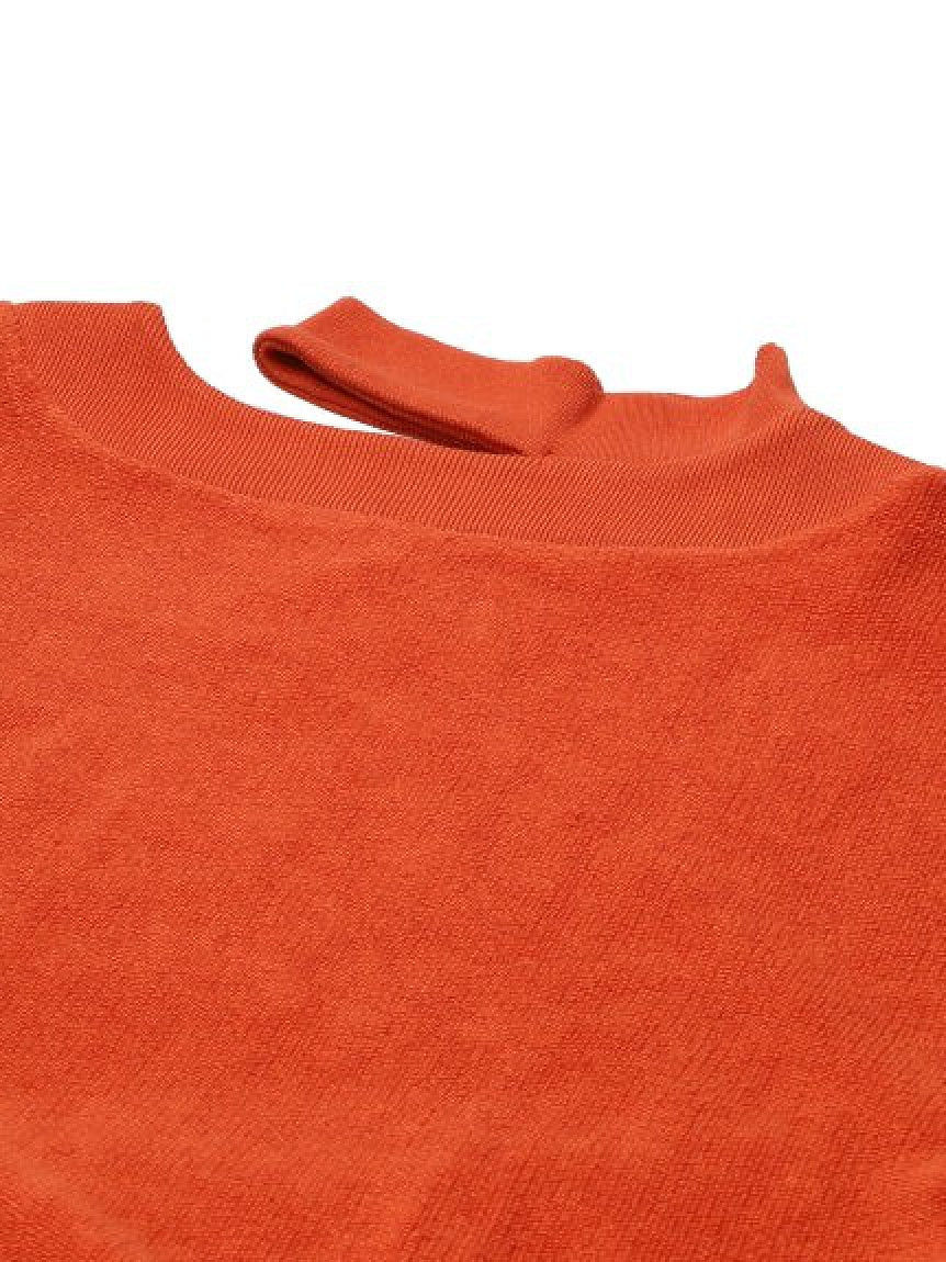DISTRESSED COLLAR TOP X-girl